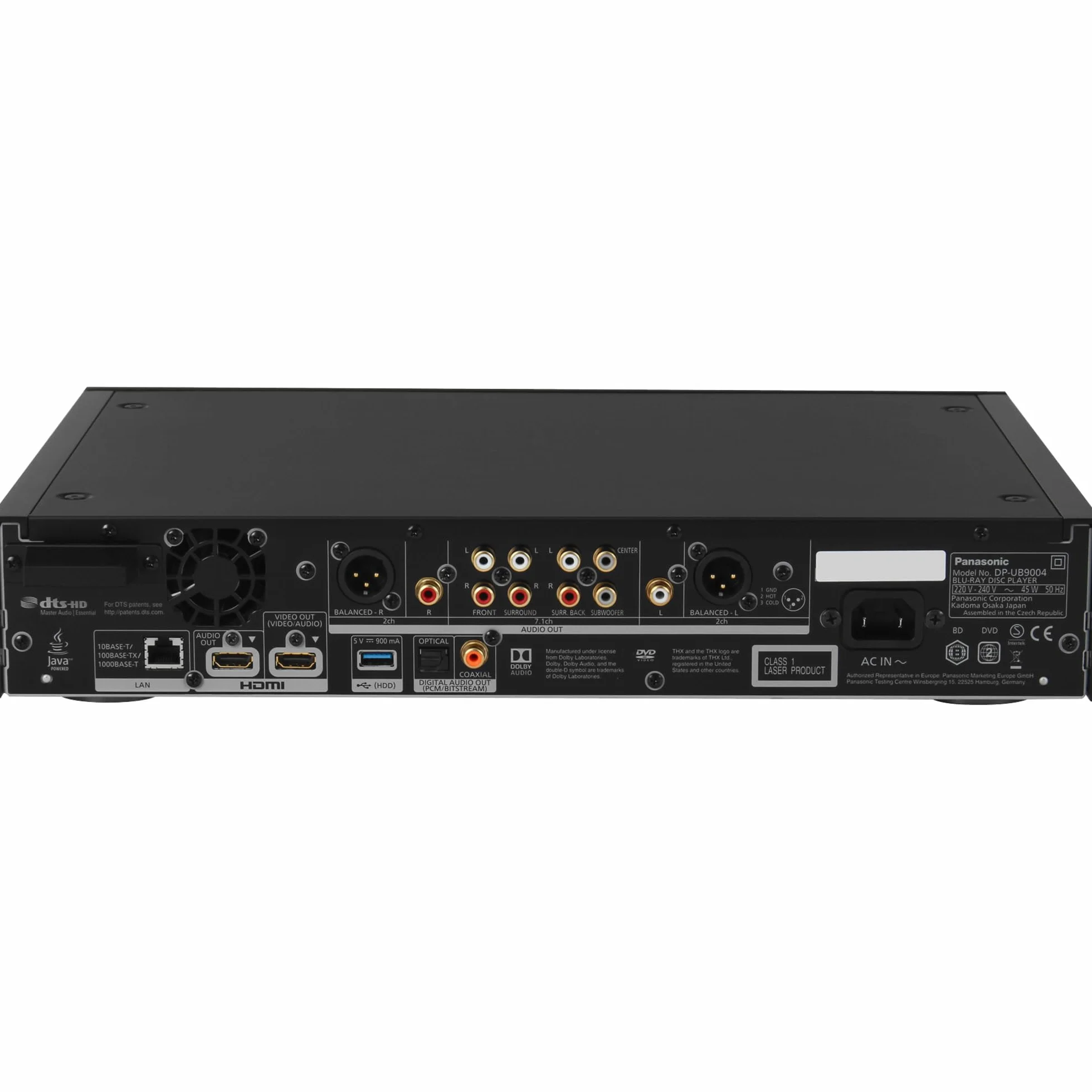 Panasonic DP-UB9004 - 3D Blu-ray-Disk-Player - Hochskalierung - Ethernet, Wi-Fi