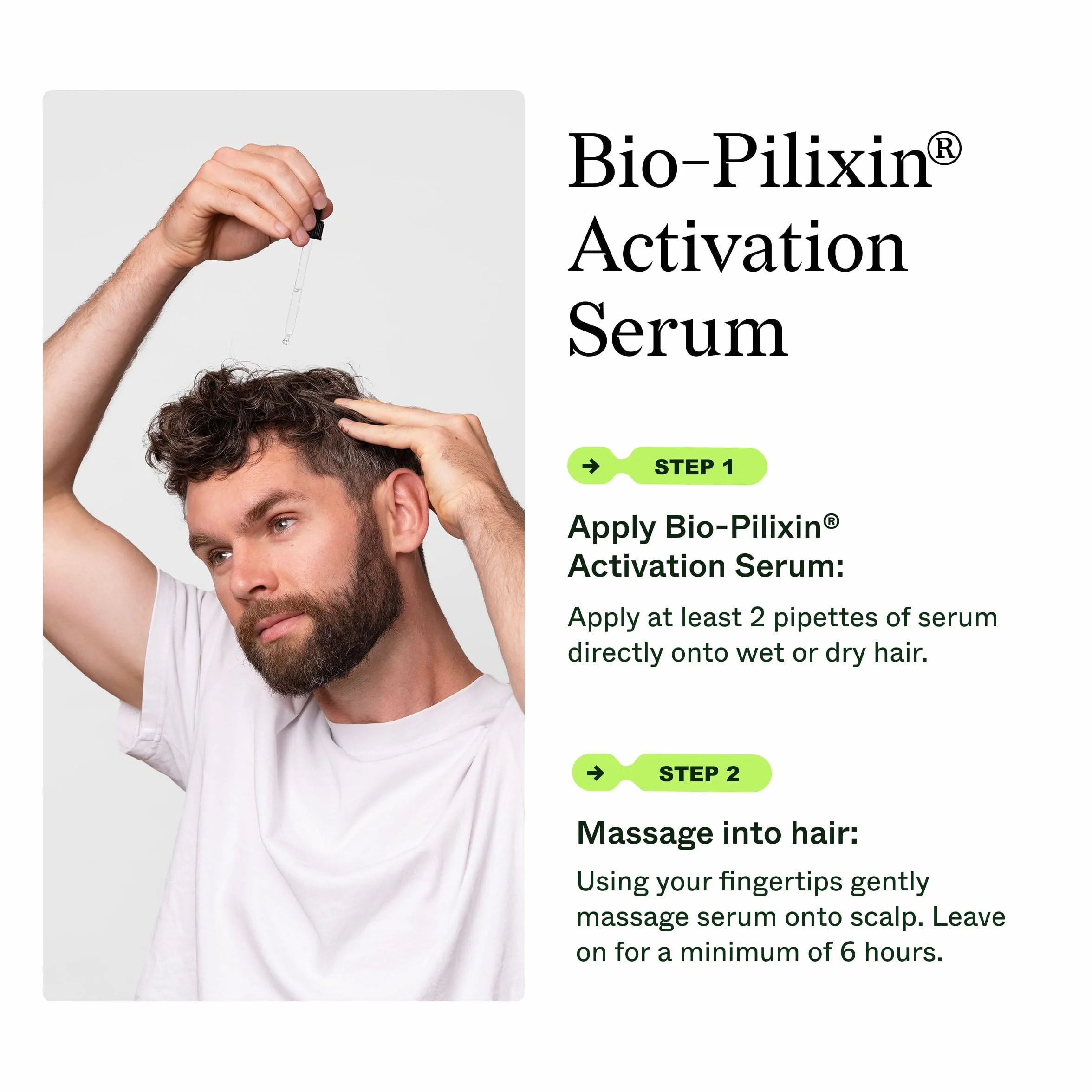 Scandinavian Biolabs Bio-Pilixin Serum dla mężczyzn - redukuje wypadanie spowodowane pęknięciami, wspomaga gęstość włosów, technologia komórek macierzystych roślin, testowane klinicznie, 100 ml