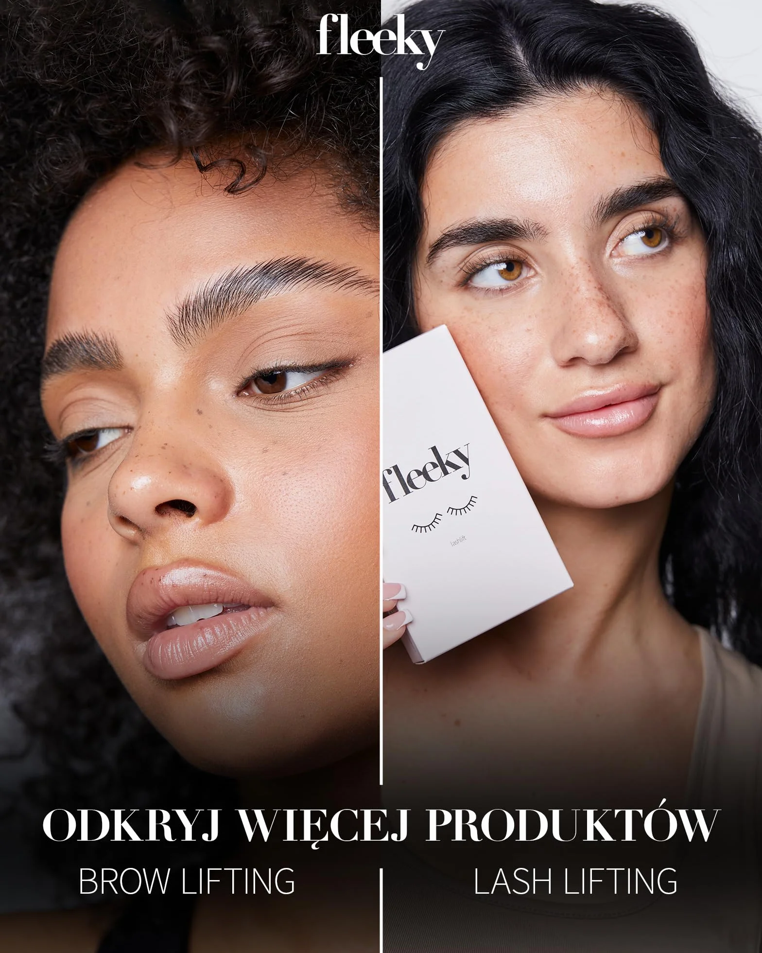 Fleeky Brow Zestaw 2 w 1 do depilacji i pielęgnacji - idealny do twarzy, ciała i okolic bikini, precyzyjny z drewnianą szpatułką.
