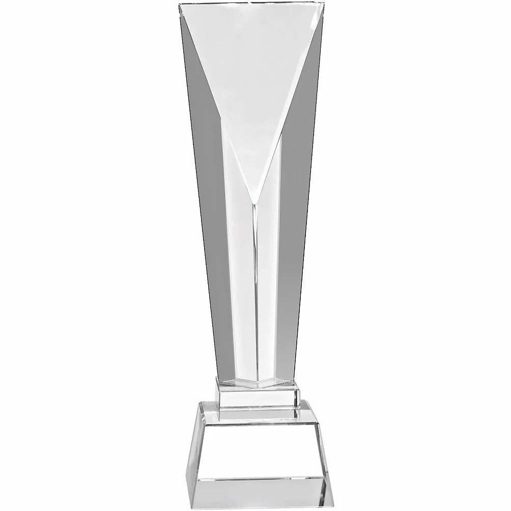 CRISTALICA Puchar szklany Alkes Trofeum ze szkła 26 cm