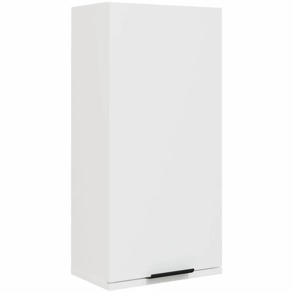 vidaXL Wisząca szafka łazienkowa biała 32x20x67 cm