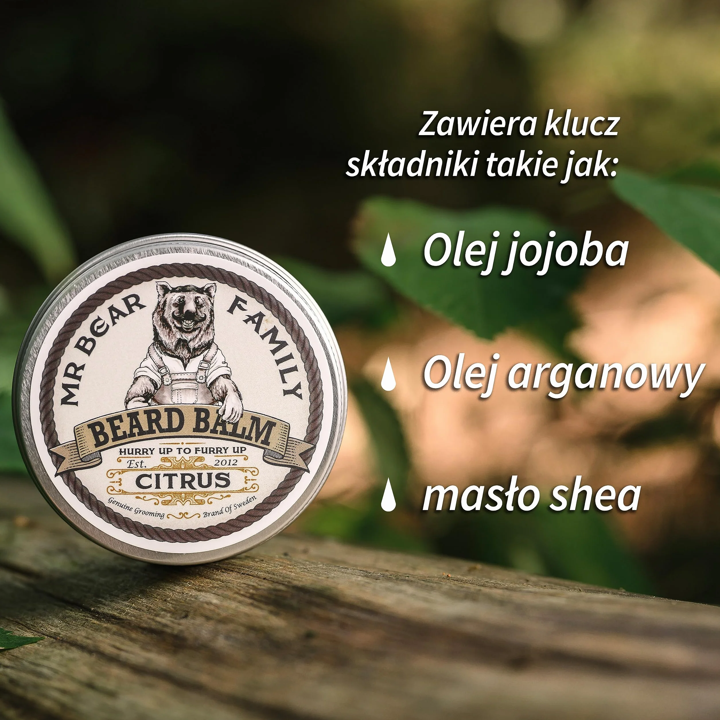 MR BEAR FAMILY Balme de Barbe Citrus 60 ml