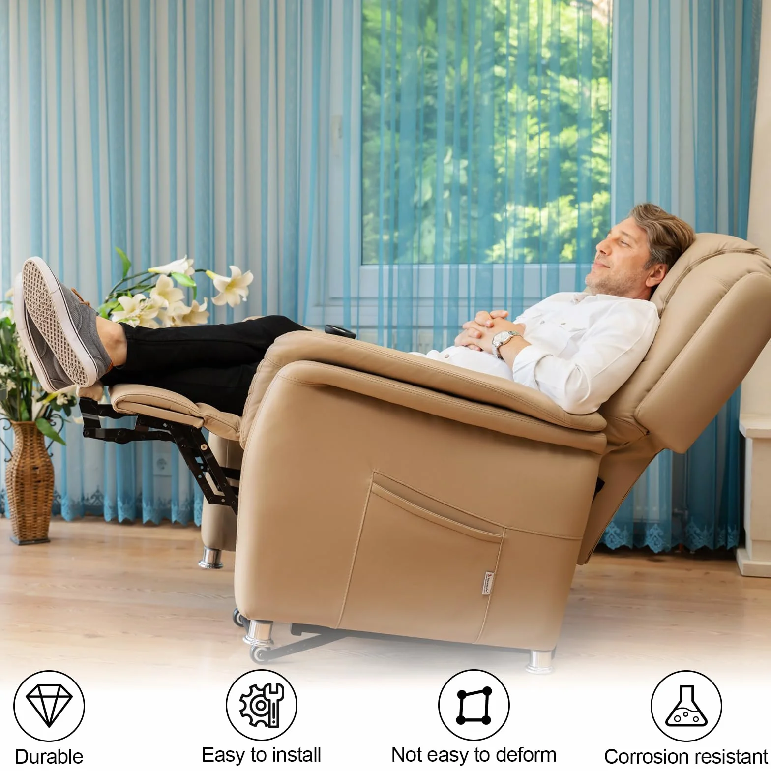 Sofa, części zamienne, 3 sztuki, kabel zamienny do fotela, sofy, fotela, kanapy, krzesła, narożnika, uchwytu, metalowego uchwytu, do sofy, przewodu, dźwigni spustowej, zapasowy kabel