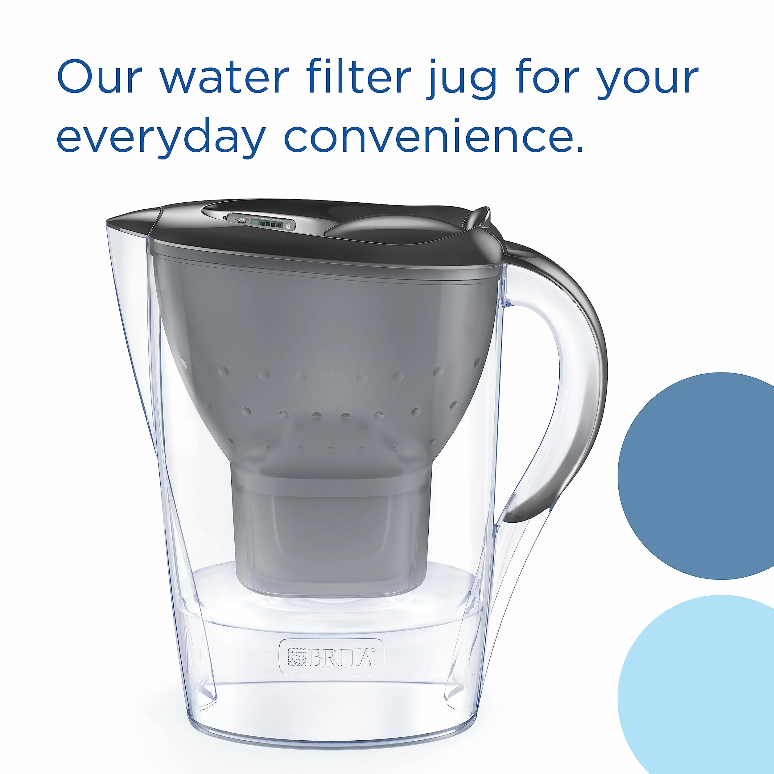 Brita Marella Dzbanek z Filtrem, Grafitowy, 2,4 l