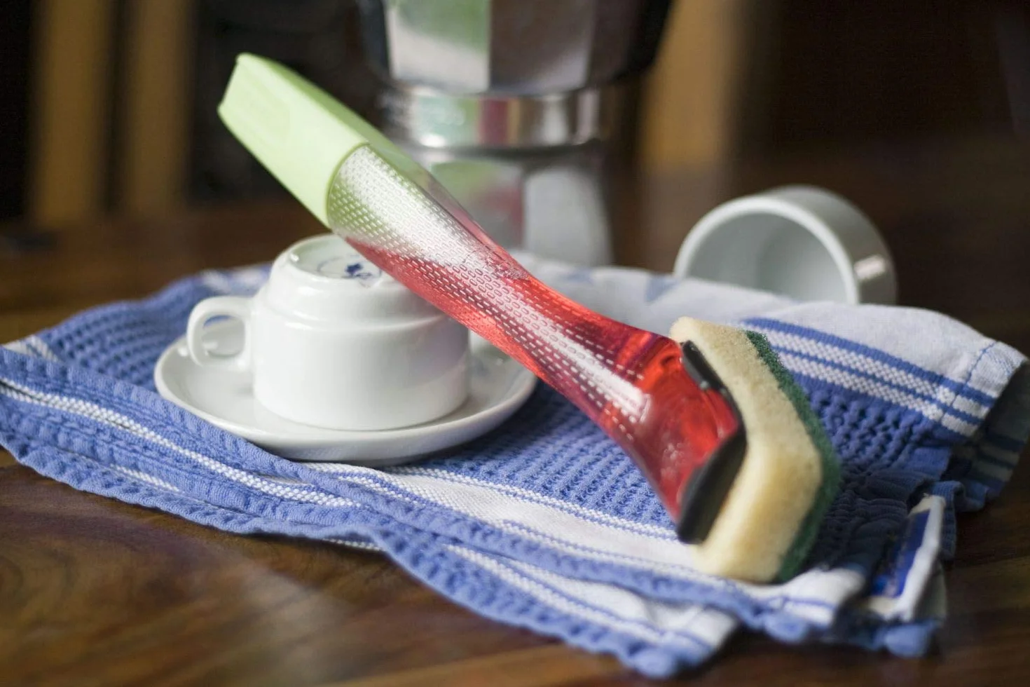 Szczotka do mycia naczyń Dishmatic Caraselle z wytrzymałą gąbką
