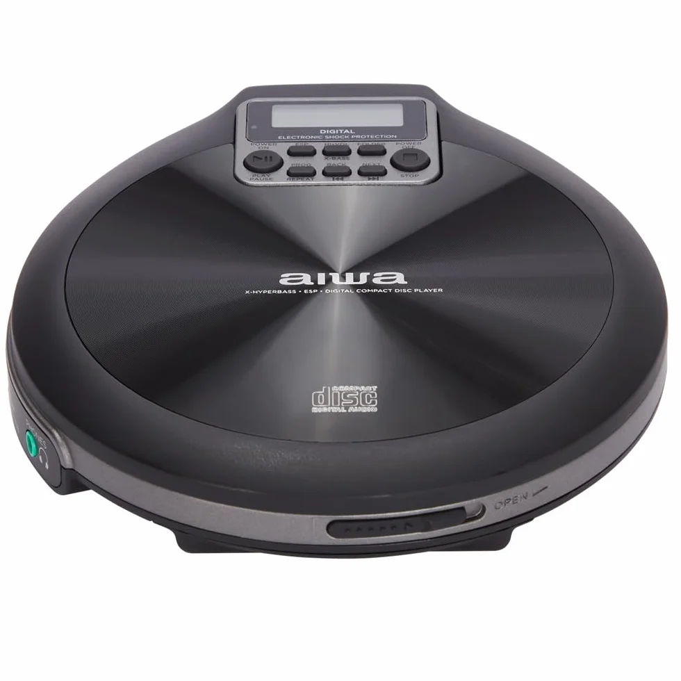 PRZENOŚNY ODTWARZACZ CD/CD-R/RW/MP3 Z SYSTEMEM ANTI SHOCK - AIWA PCD-810BK