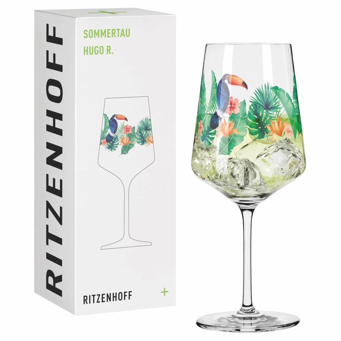 RITZENHOFF Kieliszek do aperitifu 500 ml seria letnia motyw tukan