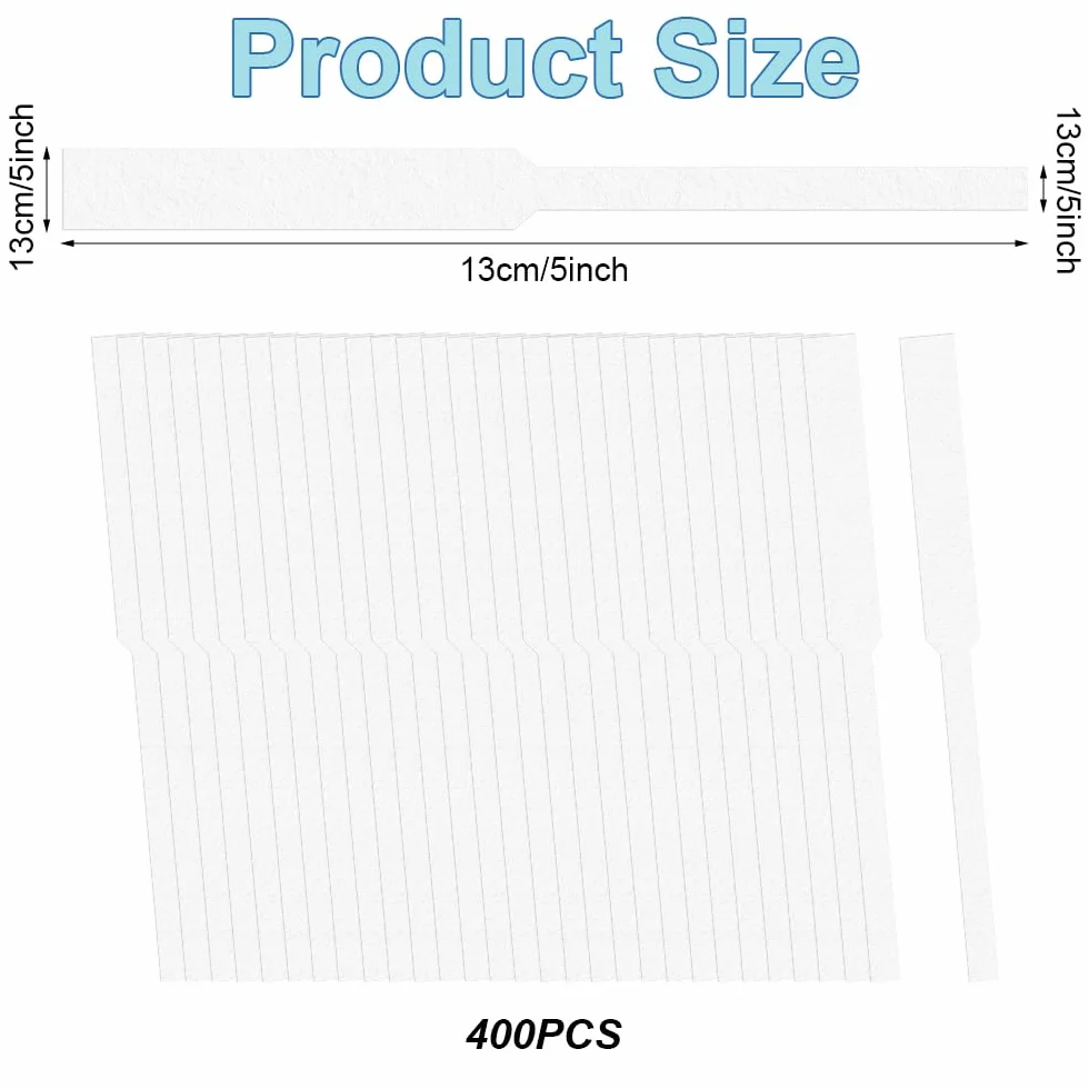 Paski do testowania perfum 400 sztuk 13 cm papier do aromaterapii jednorazowe