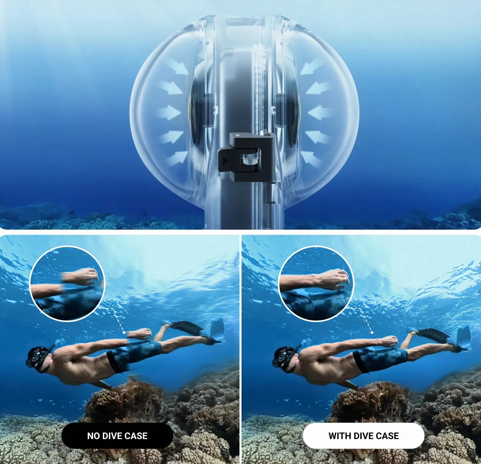 Insta360 X3 Invisible Dive Case