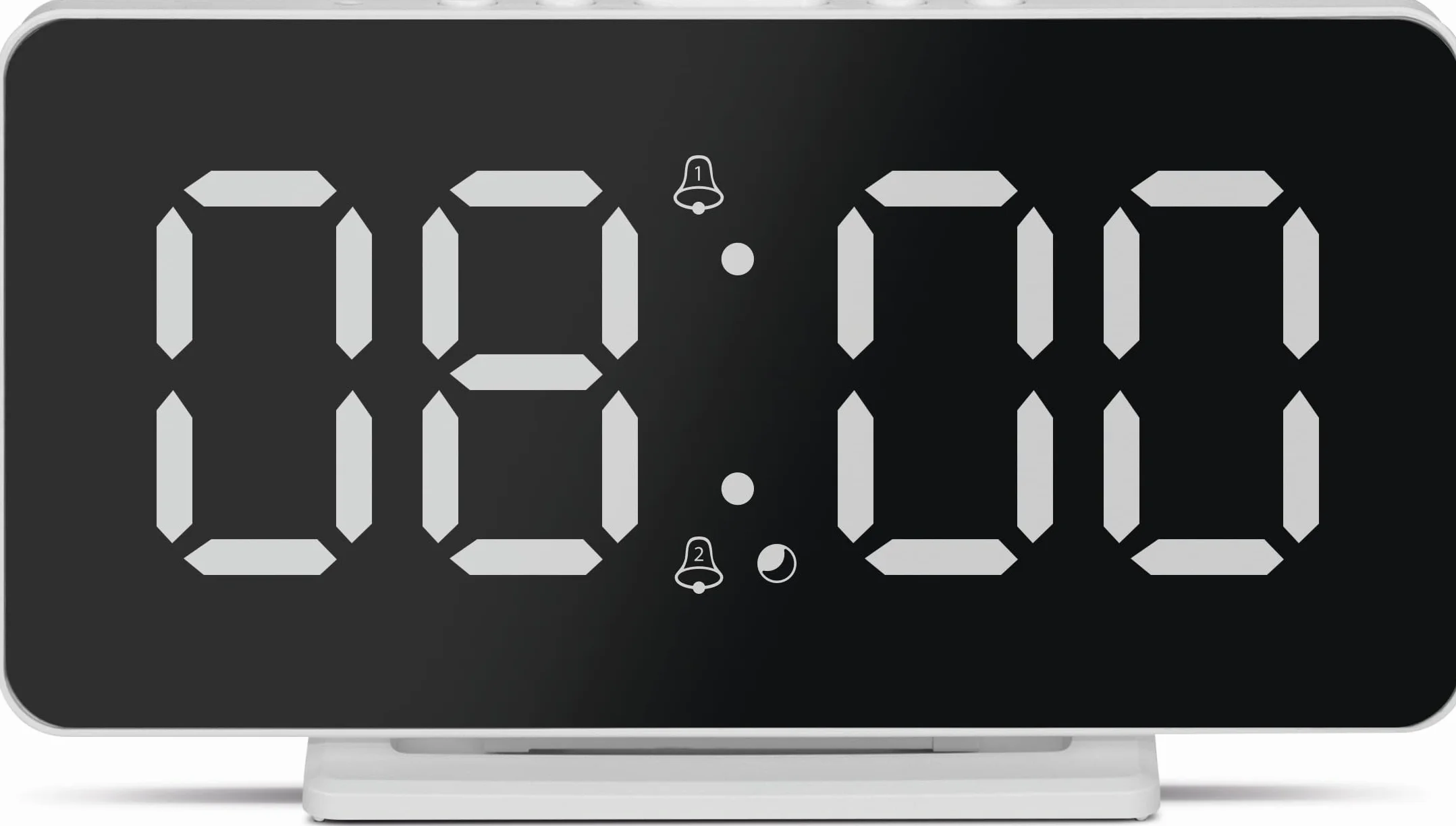 TechniSat Viola AC-1 cyfrowy budzik z dużym wyświetlaczem LCD 4,5 cala