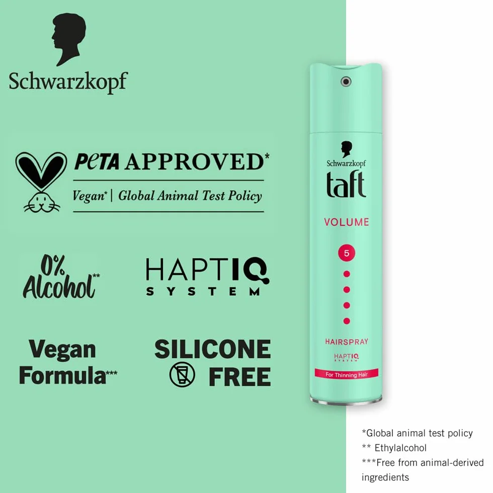 SCHWARZKOPF Spray 200 mm Schwarzkopf Professional Taft Volume Mega Strong 5 Spray do włosów