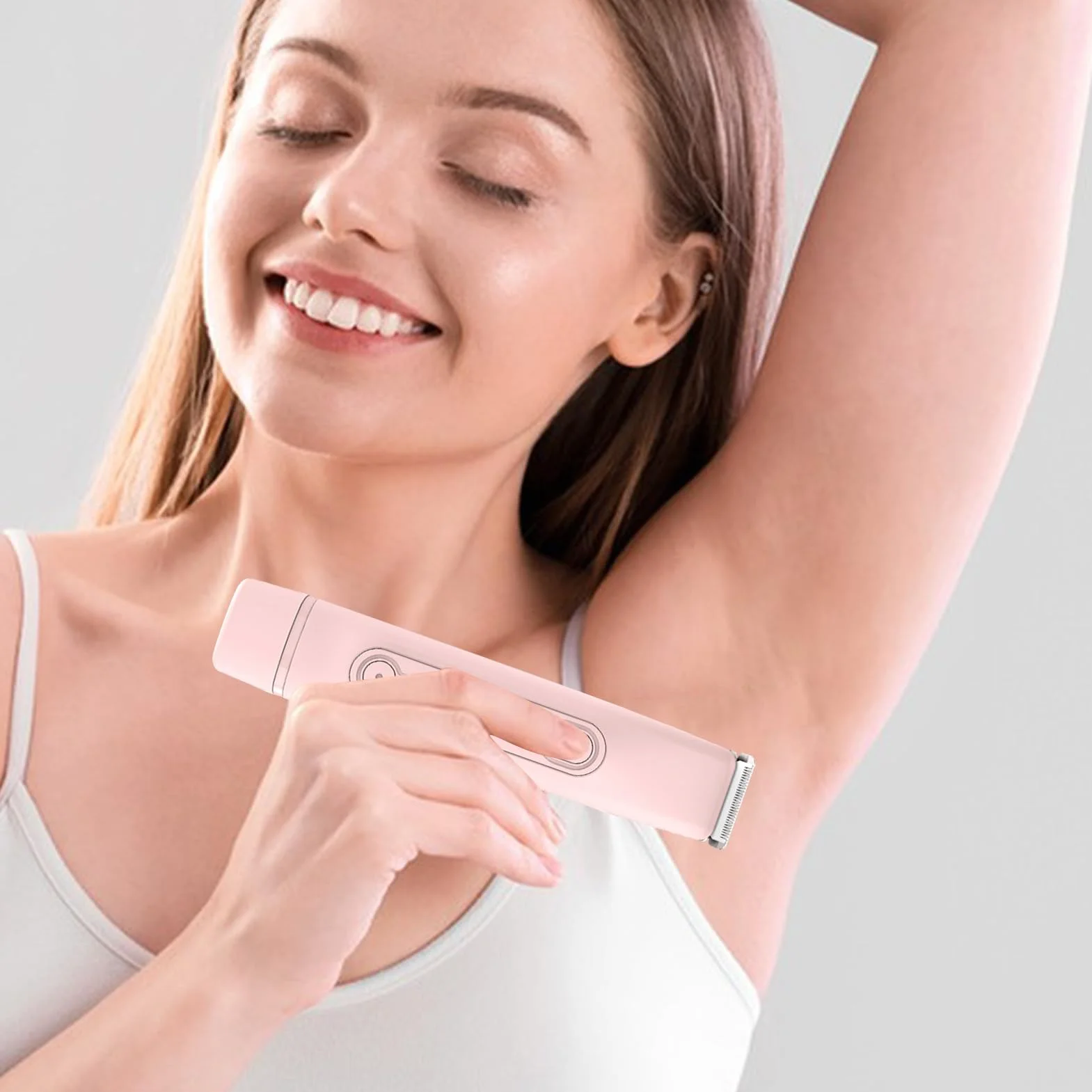 Bikini Trimmer, Electric Trimmers, Waterproof Epilator, Portable Razor Remover, Facial Hair Eyebrow Shaver, for Women, Bikinis Area, Legs, and Beard 6.97x1.18 Inch