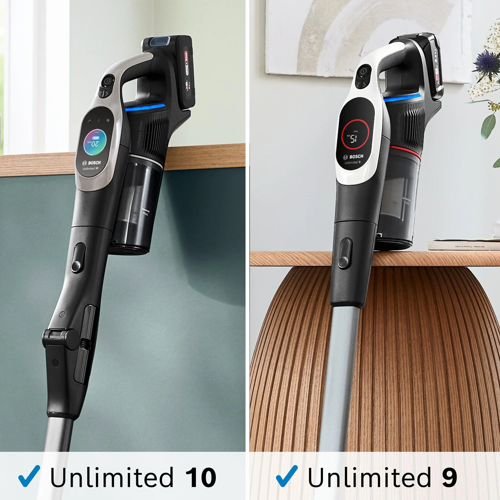 Bosch BHZUNGXXL dysza do tapicerki XXL, nadaje się do odkurzacza akumulatorowego Unlimited 10, obrót o 360°, duża średnica szczotki, idealna do mebli tapicerowanych i do czyszczenia wnętrza pojazdu,