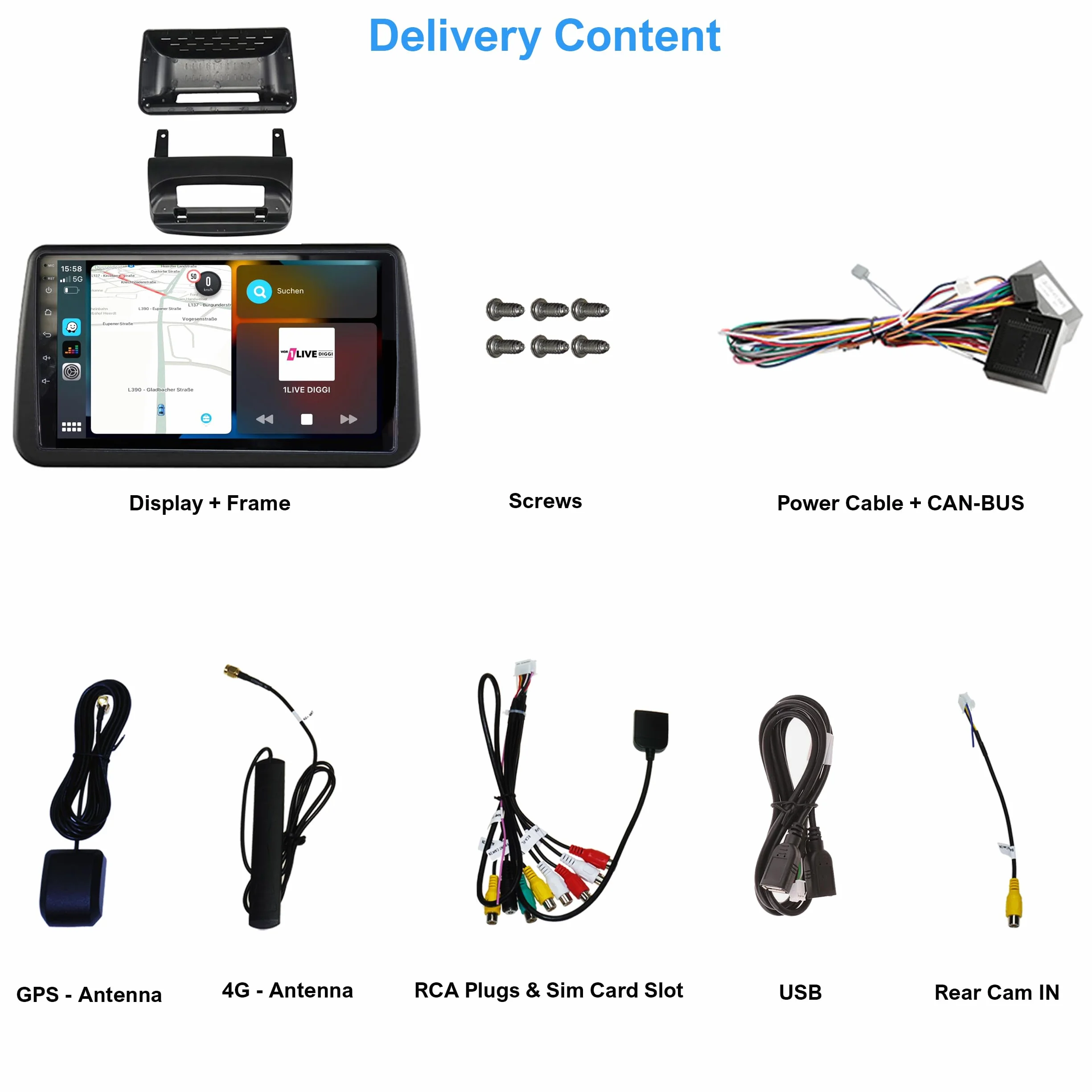 Kompatybilny z: Opel Meriva B 2010-2014 9" ekran dotykowy Android radio samochodowe GPS Navigation CarPlay