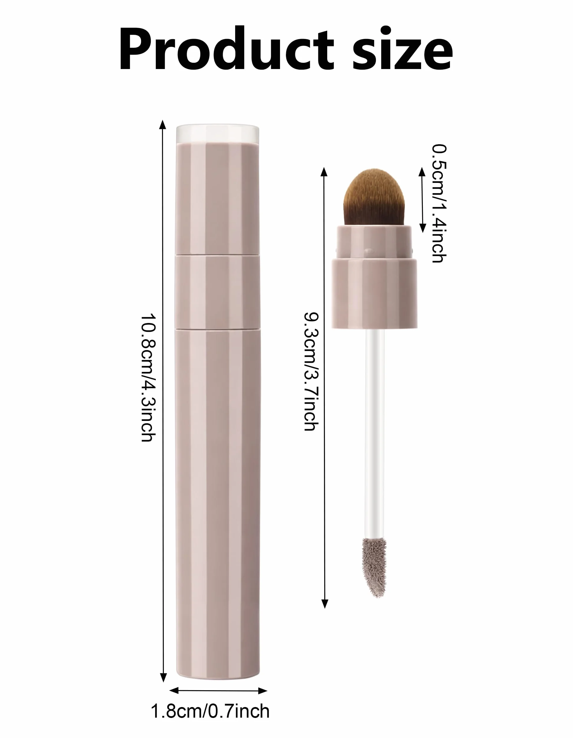 Płynny bronzer i konturowanie, długo utrzymujący się i wysoko pigmentowany, matowe wykończenie, łatwo się rozprowadza, miękka tekstura do konturowania makijażu, wegański (01 zimny szary)