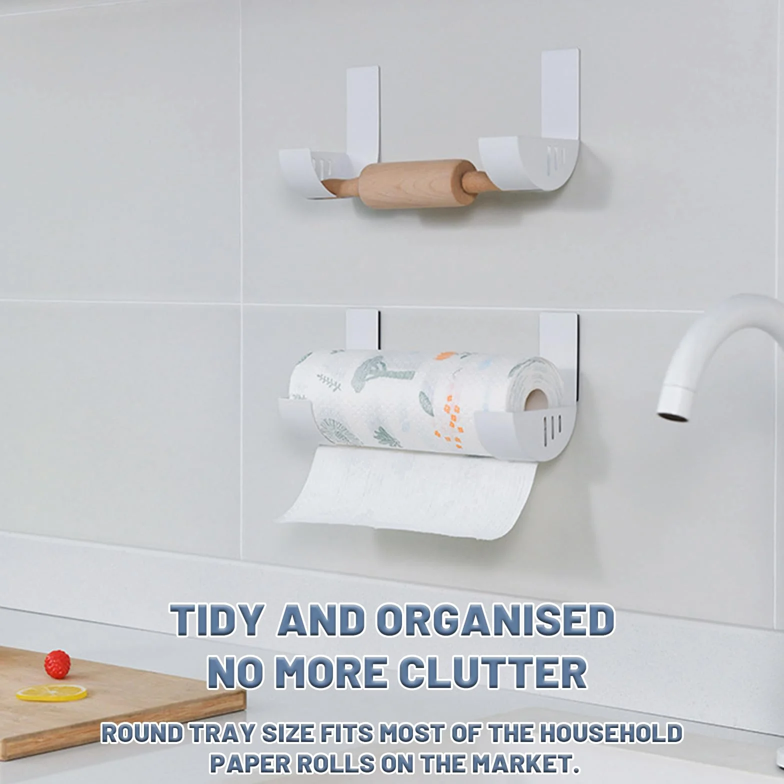 Stojak na folię spożywczą 4 pary uchwyt na worek na śmieci uchwyt ścienny do torby na śmieci pudełko foliowe do przechowywania ścian w kuchni