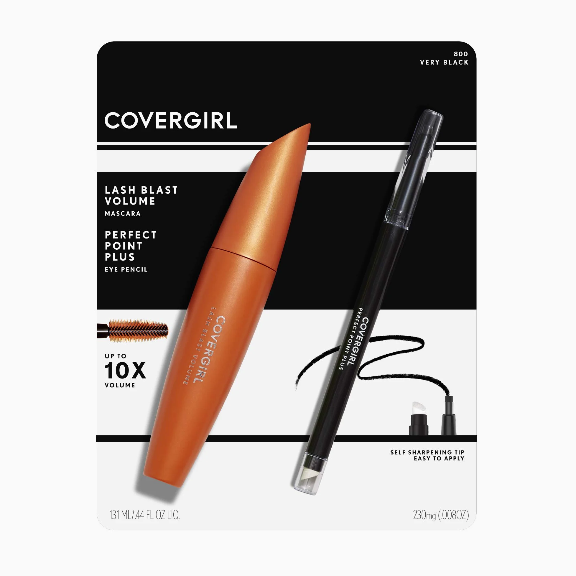 CoverGirl Lash Blast Volume Mascara and Perfect Point Plus Eyeliner, Very Black/Black Onyx, 0,026 funta by COVERGIRL