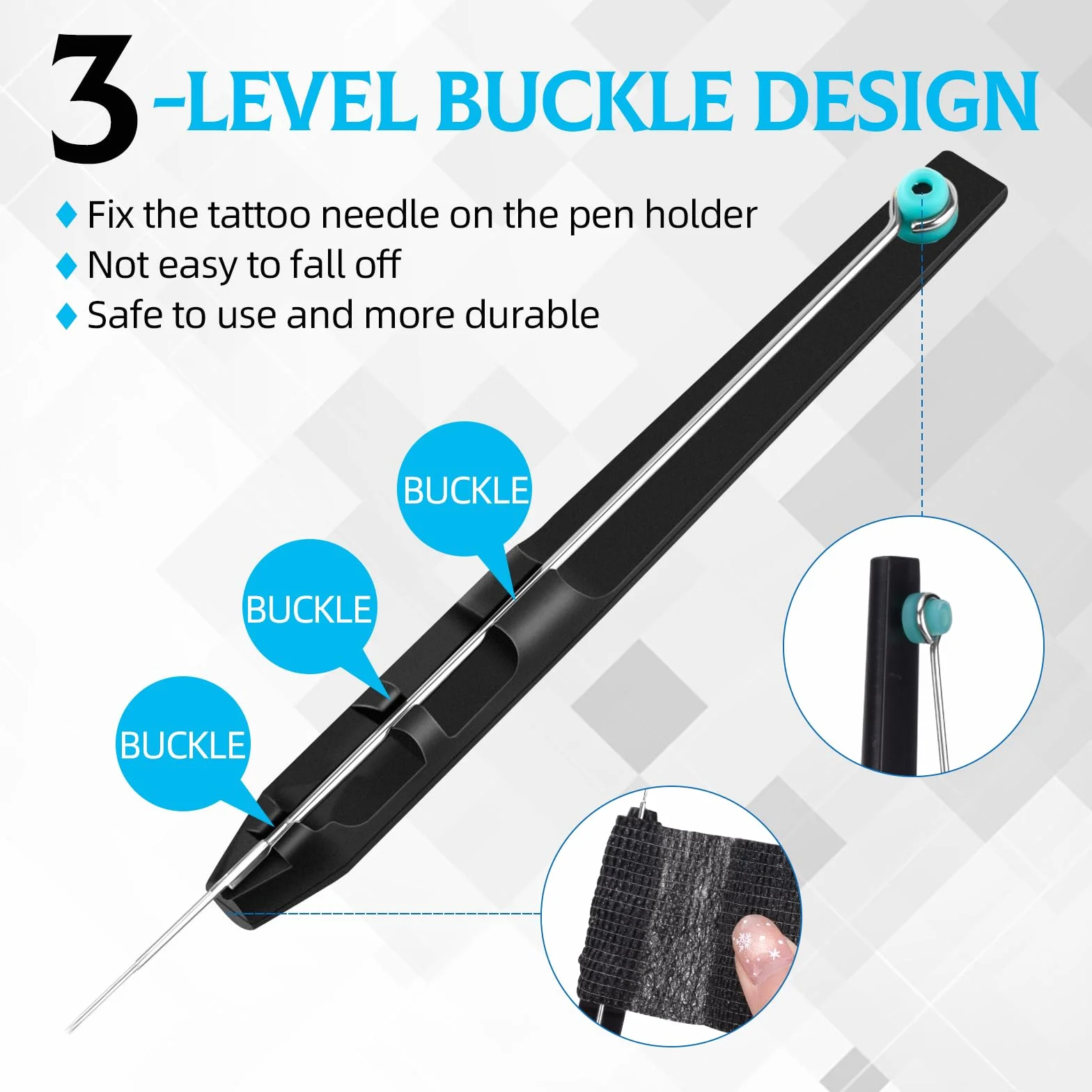Hank Poke Tattoo Kit Beginner Hand Home Tattoo Supply Kits Ink Needles Practice Skin Complete Set Stick DIY Tattoo Poke Pen Set Tattoo Supply
