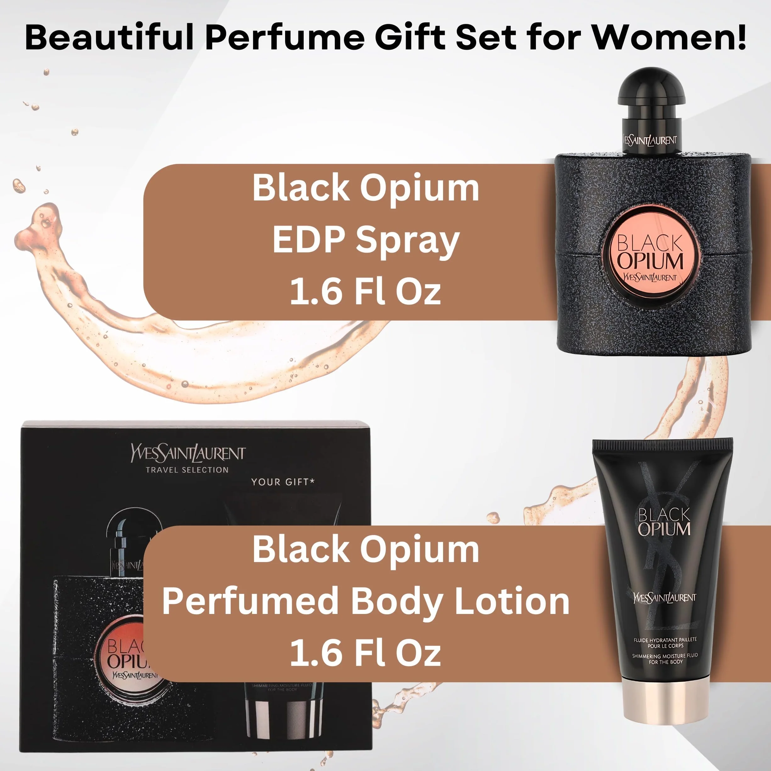 Yves Saint Laurent Black Opium Ep 50 Vp+Ciało 50 Ml