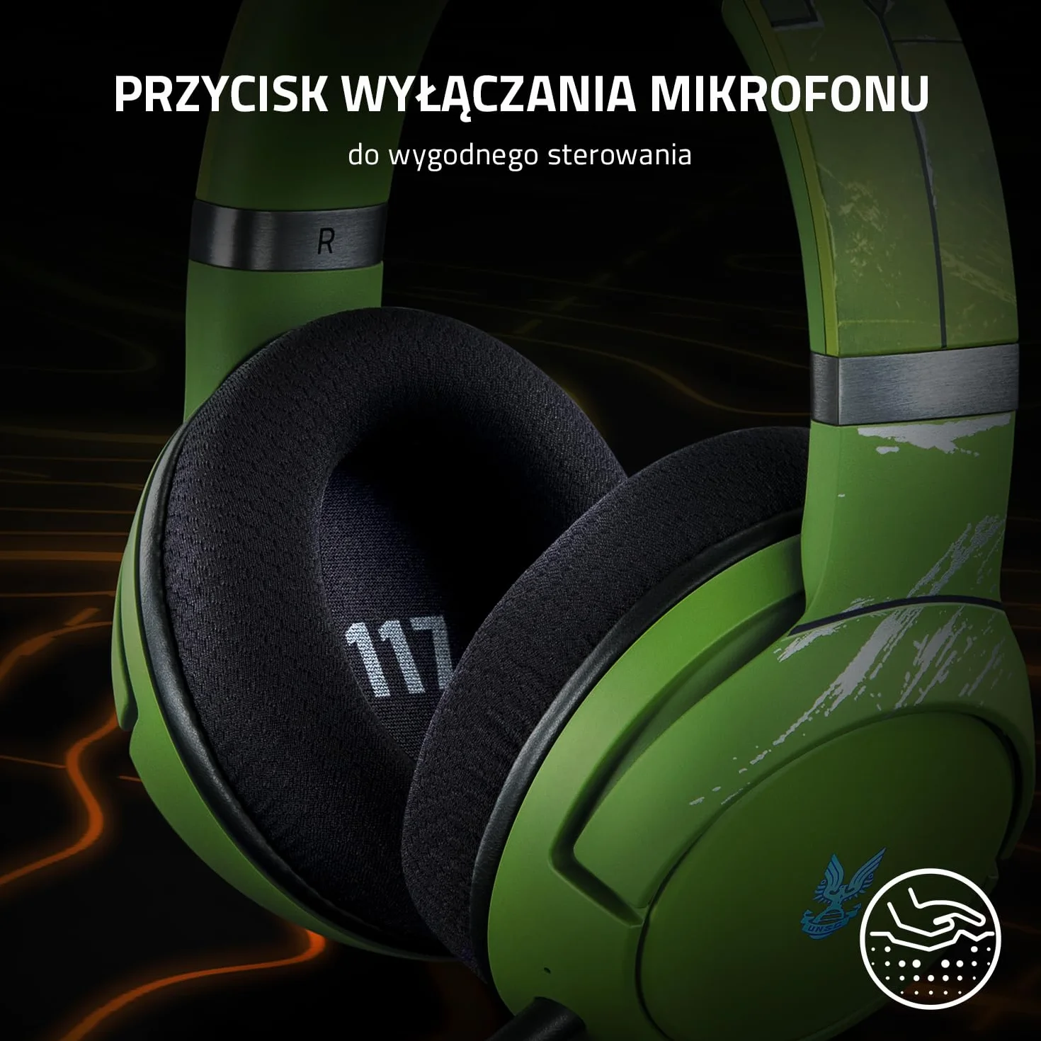 Razer Kaira Pro - bezprzewodowy zestaw słuchawkowy do Xbox Series X i mobilnych gier Xbox (sterowniki TriForce Titanium 50 mm, mikrofon HyperClear Supercardioid, dedykowany mobilny mikrofon) HALO