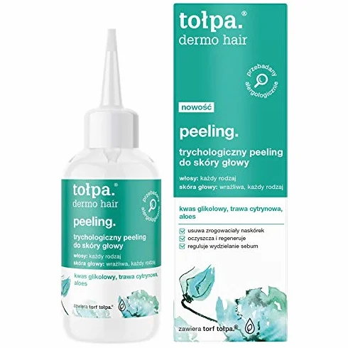 TOŁPA Dermo Hair trychologiczny peeling do skóry głowy, 100 ml