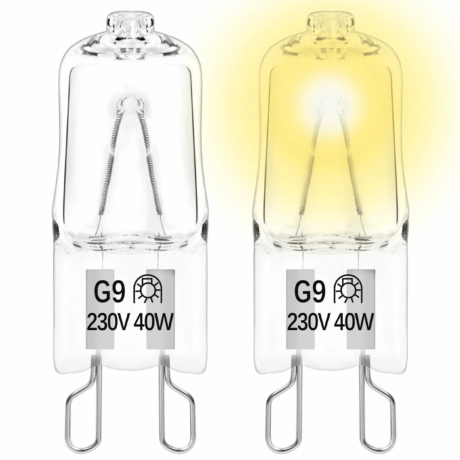 Żarówki halogenowe G9 40W 230V do piekarnika odporne na 300°C