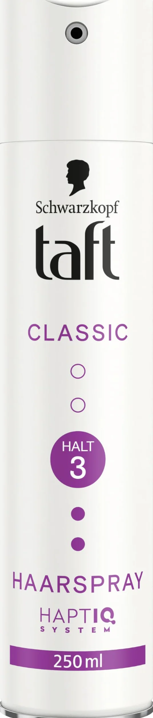 Schwarzkopf Taft Classic lakier do włosów (250 ml), stopień utrwalenia 3 stylizacji włosów, lakier do wszystkich rodzajów włosów, utrwalenie i ochrona, wegańska formuła *