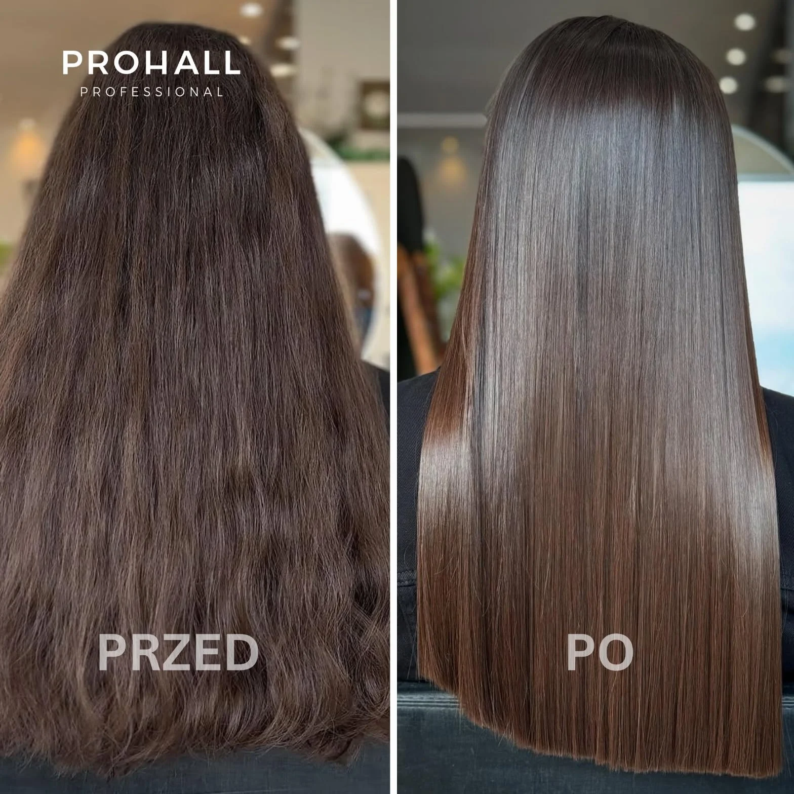 Brazylijska Kuracja Keratynowa do Włosów- Bez Formaldehydu - PROHALL SELECT ONE 100ml - Wygładzająca Włosy i Redukująca Puszenie, Blask, Terapia Białkowa- Profesjonalna Pielęgnacja Włosów w Domu