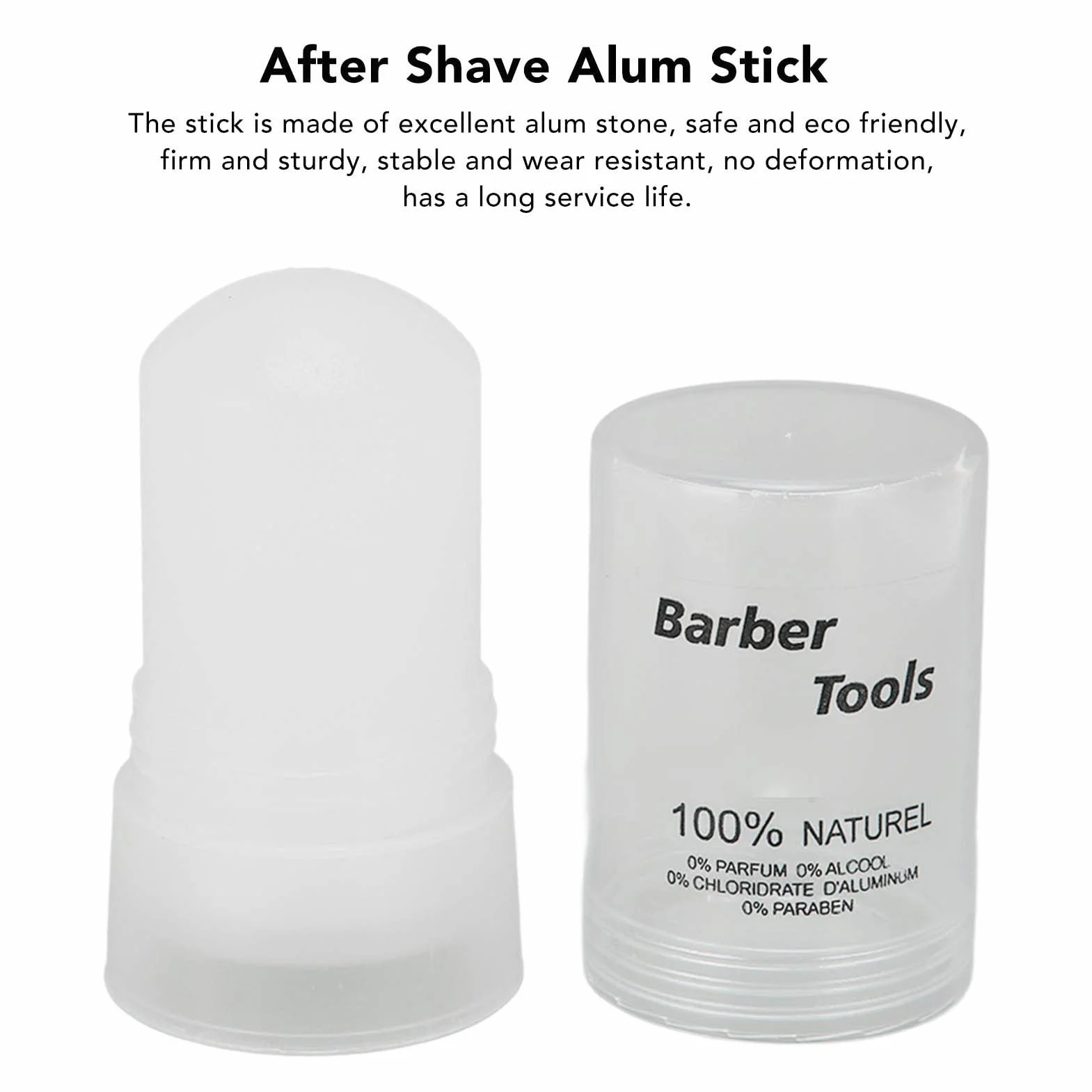 Alum Stick Post Shave Stone dla Mężczyzn Kojąca Ulga dla Skóry Home Travel Portable 3,5 Uncji