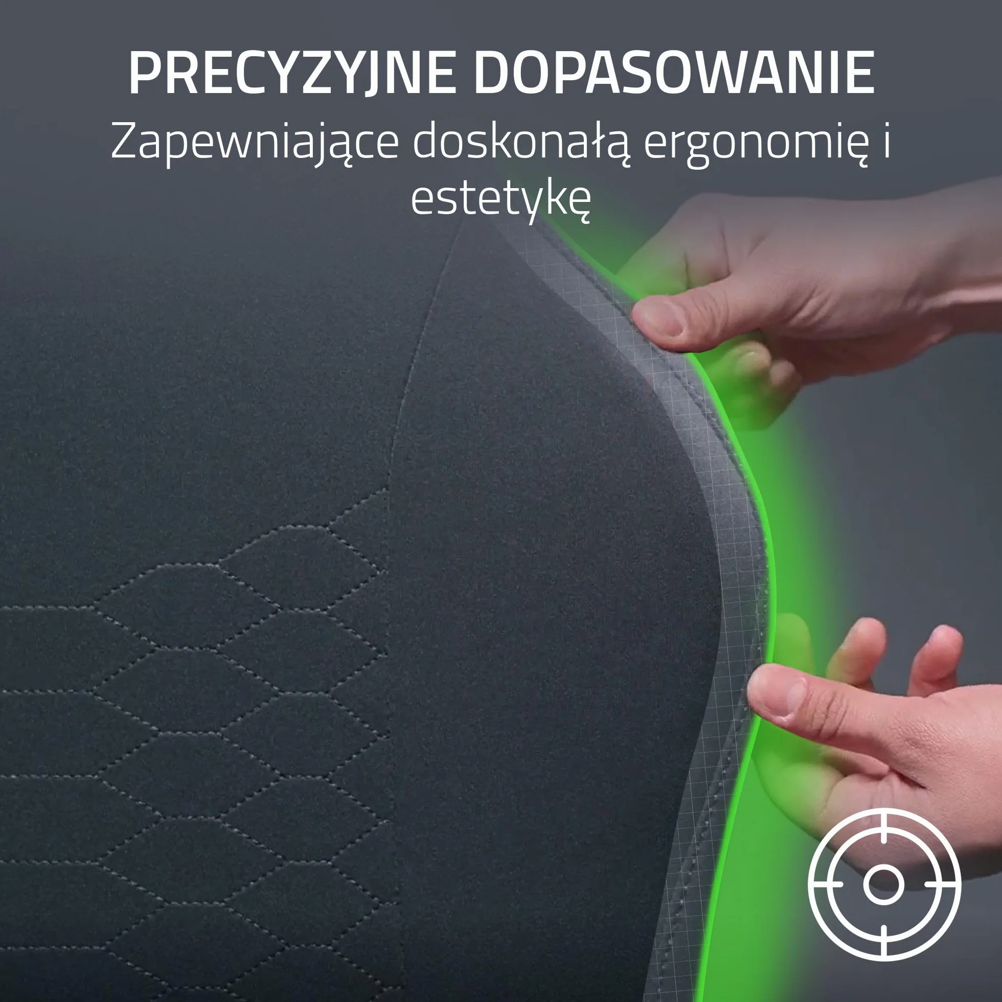 Razer Gaming Chair Sleeves - zaprojektowane Iskur V2 X - wytrzymałe i w pełni nadające się do prania - ochrona przed brudem i plamami (2 sztuki na oparcie i siedzisko) Czarny