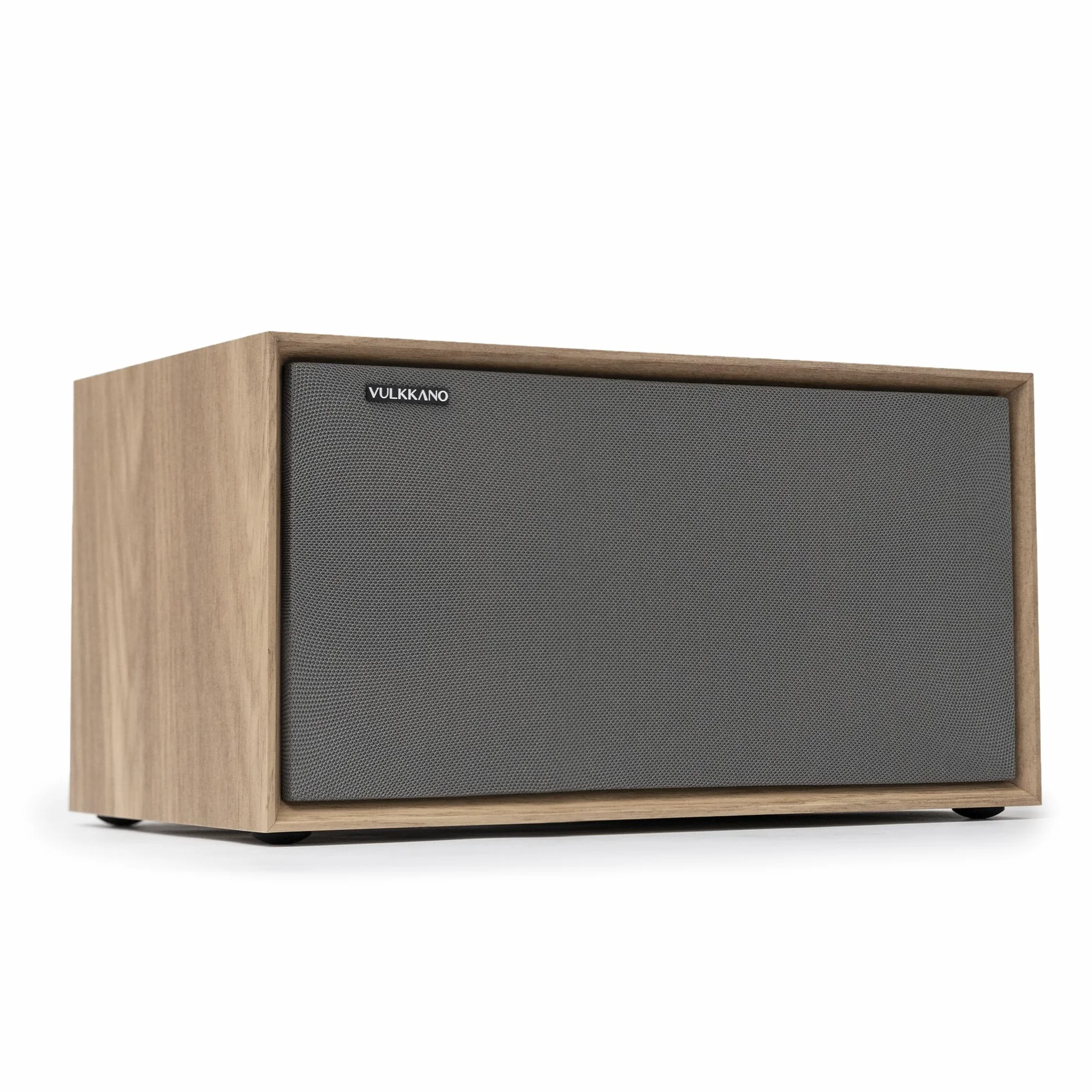 VULKKANO T40 ARC Aktywny Głośnik Stacjonarny o mocy 40 W, HDMI ARC, Bluetooth 5.0, RCA, AUX, USB, wyjście na subwoofer, pilot, Kompaktowy system głośników stereo do Telewizora, Brązowy