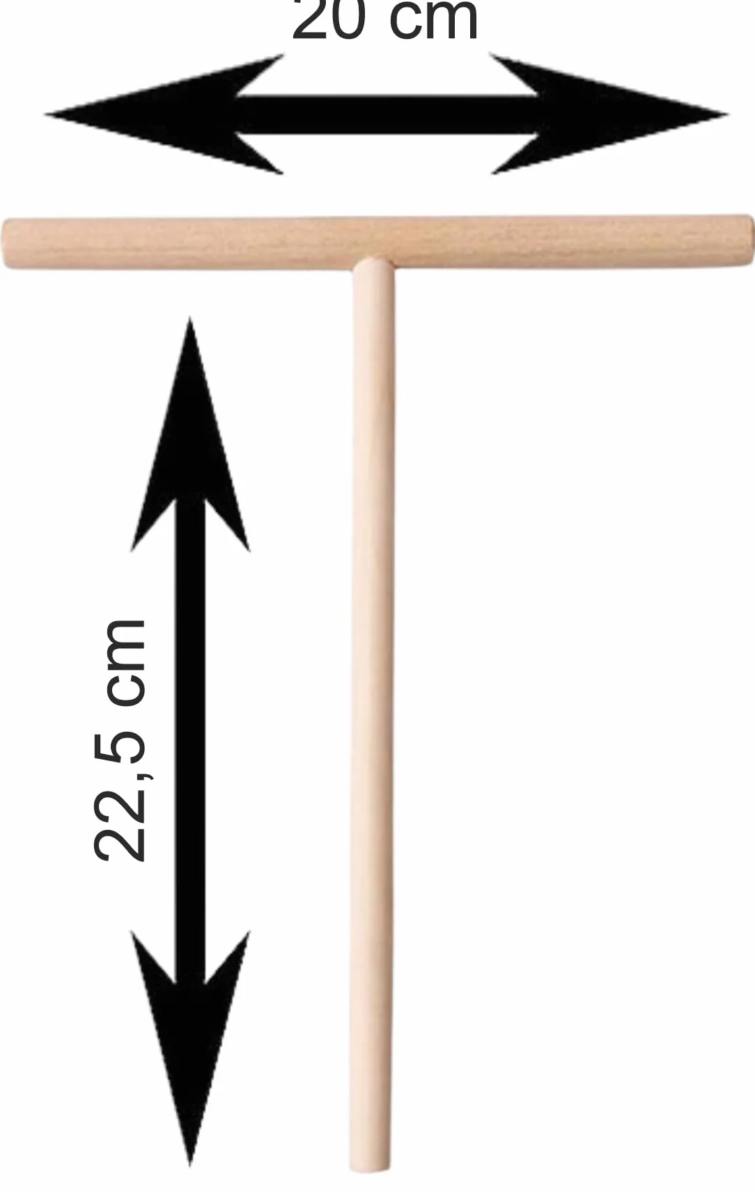 Teemando rozdzielacz do naleśników z drewna bukowego 22 cm