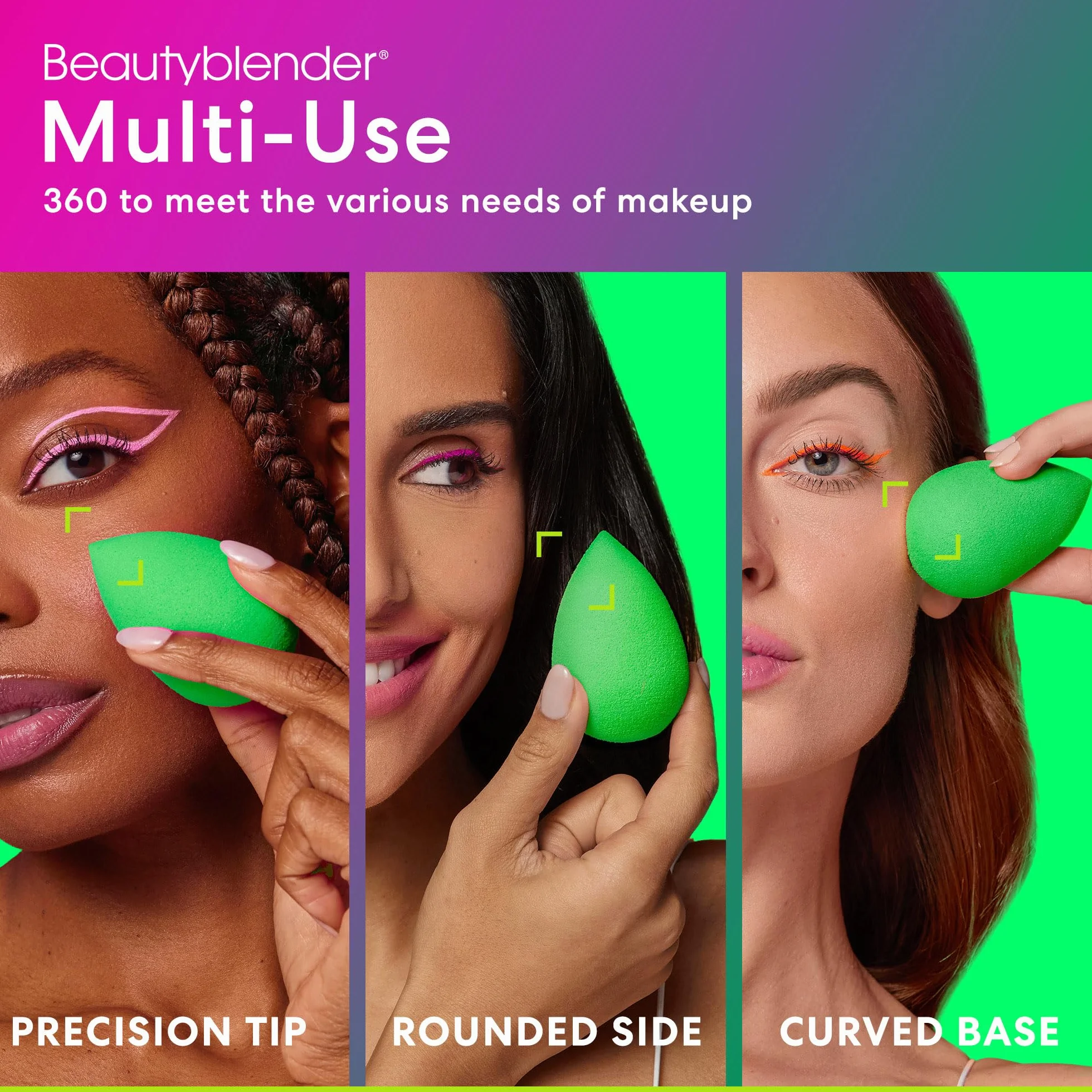 BeautyBlender Bio Pure Ei bezlateksowa gąbeczka do płynnego podkładu kremowego pudru, 1 sztuka