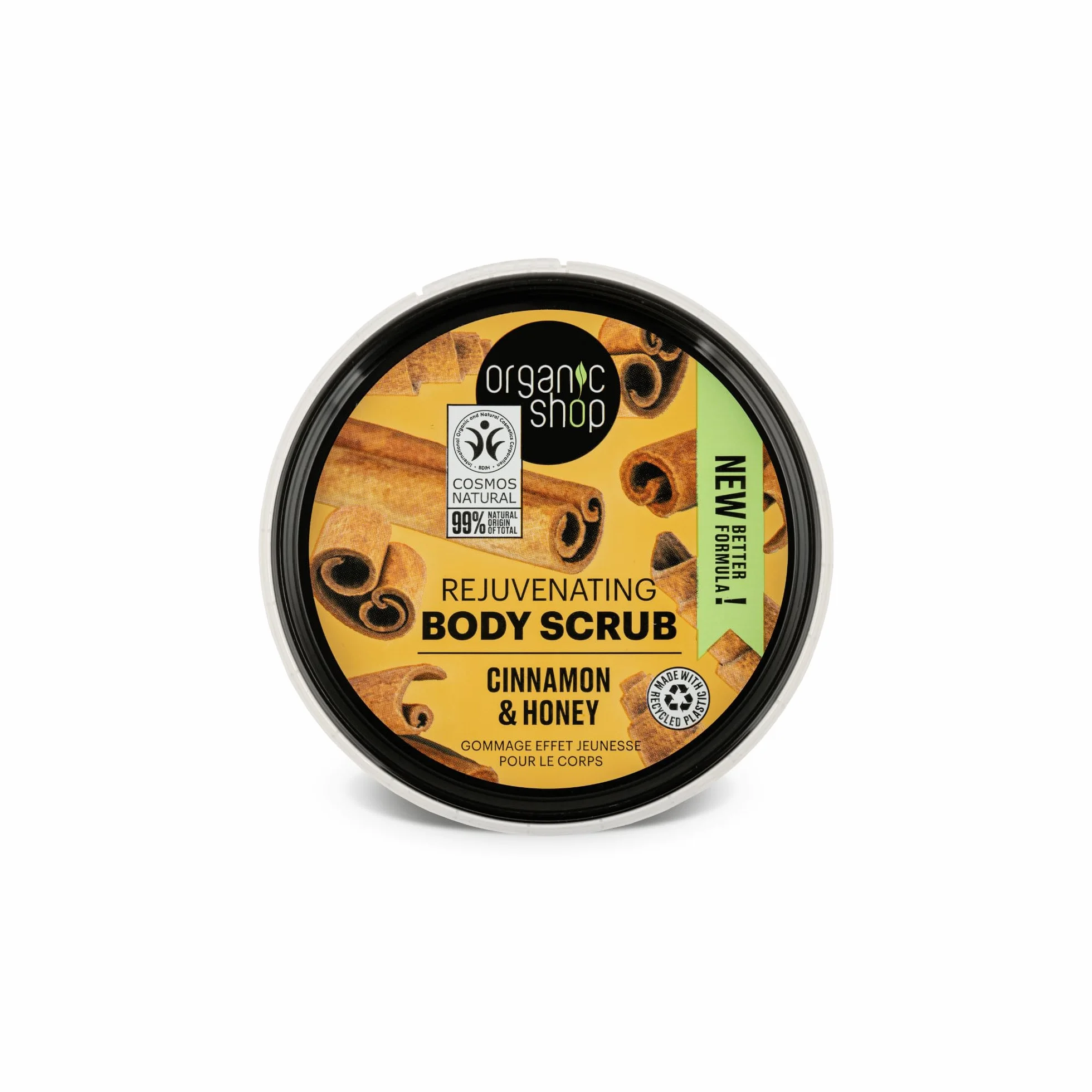 Organic Shop Peeling Naturalny Cynamon i Miód 250 ml