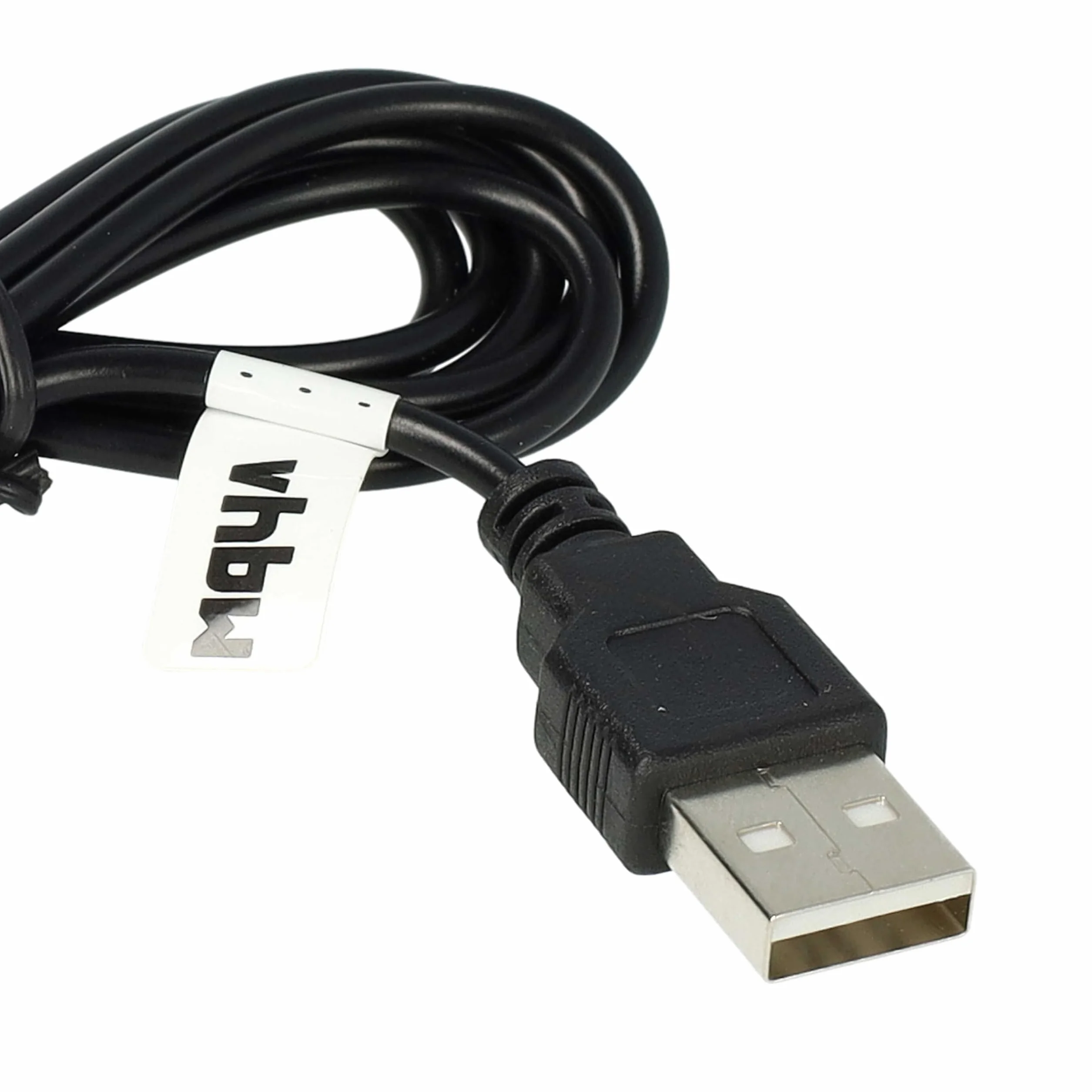 vhbw Kabel do ładowania kompatybilny z golarką Braun CoolTec CT2CC, CT2S, CT3CC, CT4CC, CT4S, CT5CC, CT6cc - kabel zasilający, 120 cm, czarny