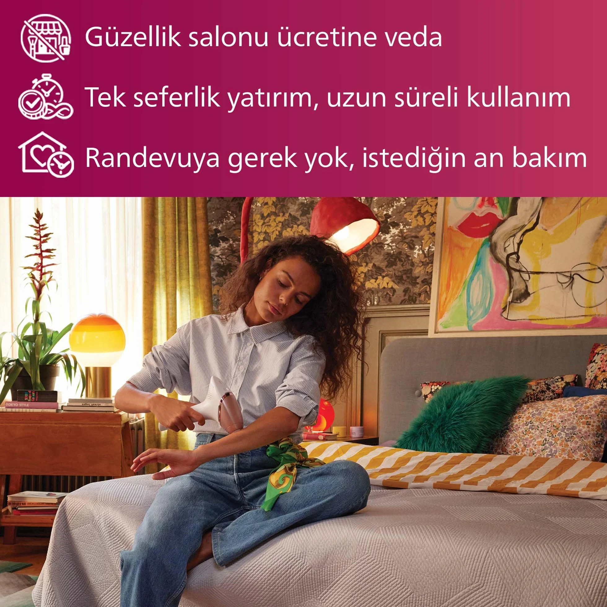 Philips Lumea Depilator Laserowy, Biały/Złoty