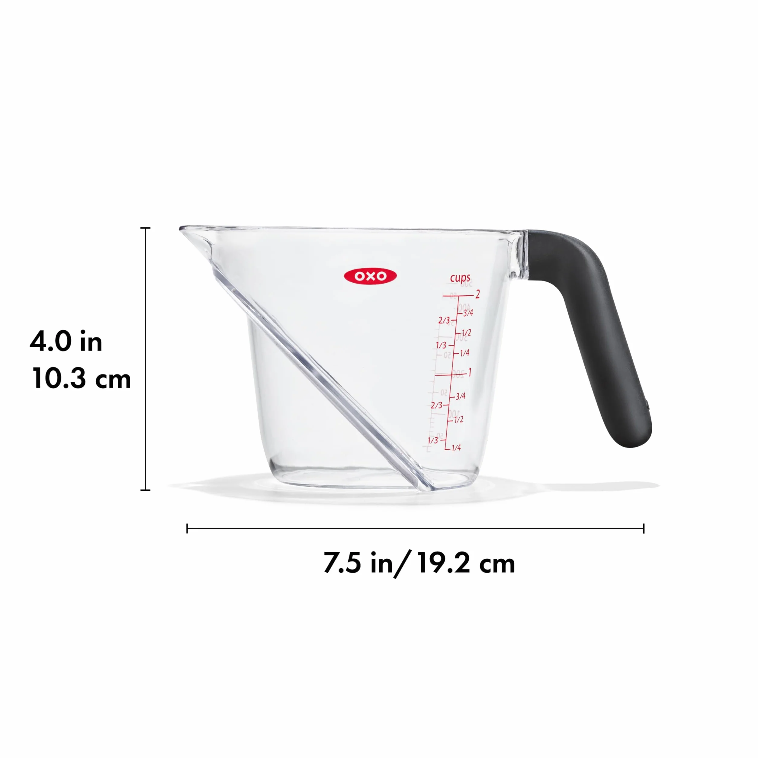 Oxo Good Grips Miarka Bezbarwny Czarny 500 ml