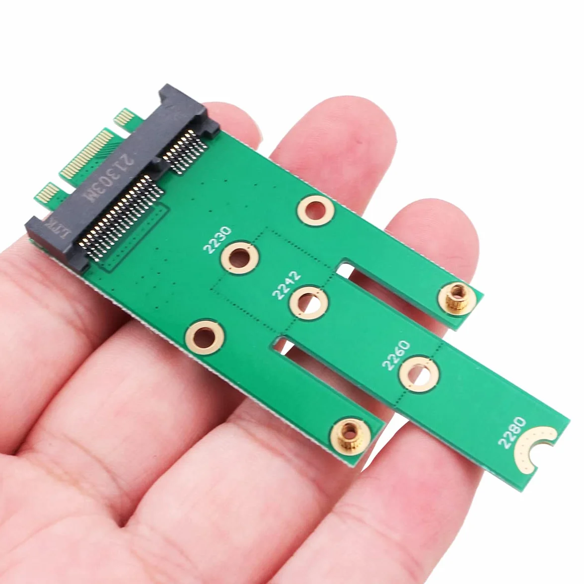 MSATA Adapter MSATA na M2 SSD Adapter Card M2 B&M Klucz Interfejs Dysk twardy Konwerter Board