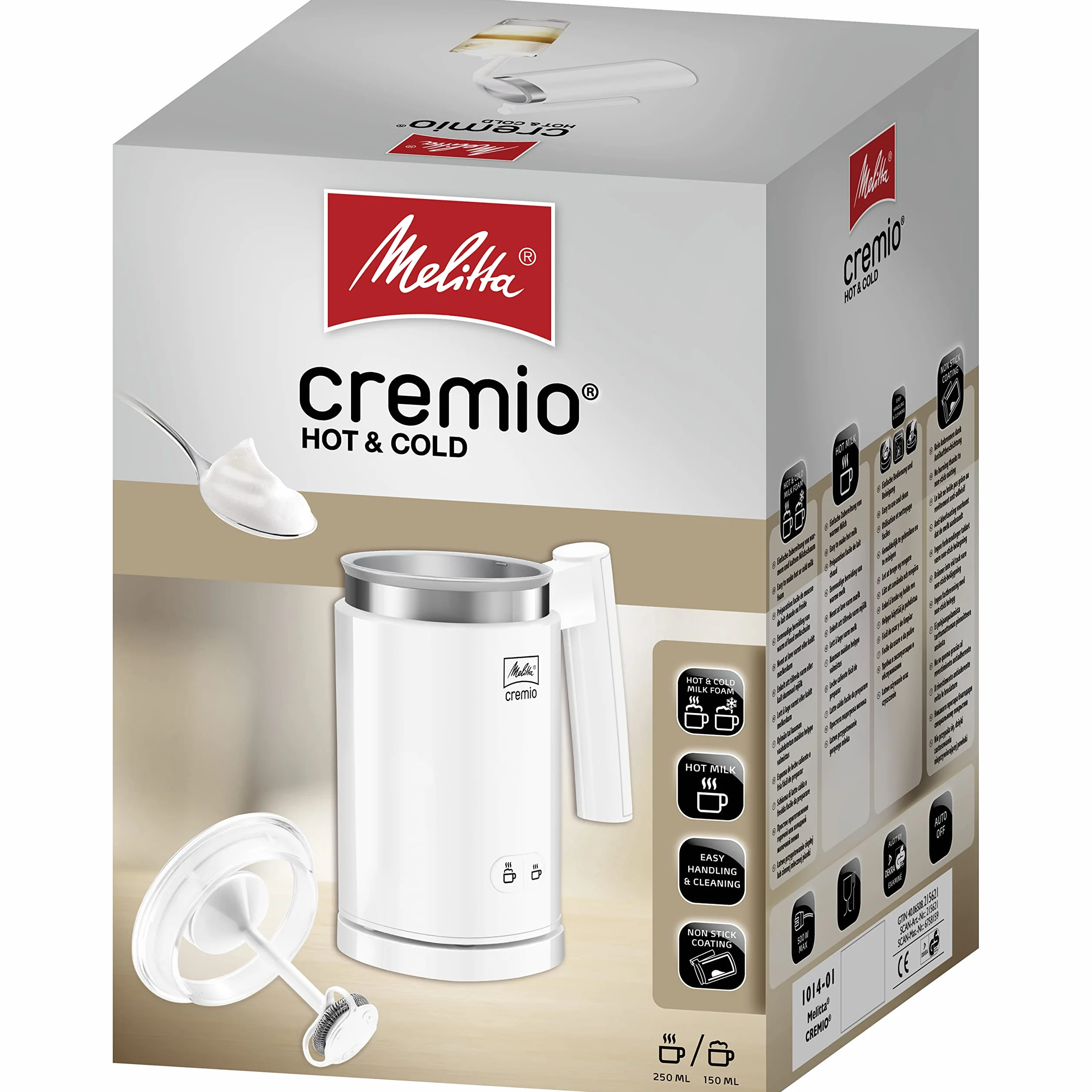 Melitta Cremio II Automatyczny spieniacz do mleka Biały