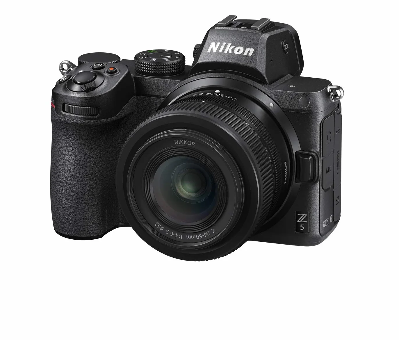 Nikon Zestaw Z5 + Z 24-50 mm zestaw kamera lustrzana (273-punktowa hybryda AF, 5-osiowa stabilizacja obrazu w ciele, filmy 4K, podwójne gniazda na karty)