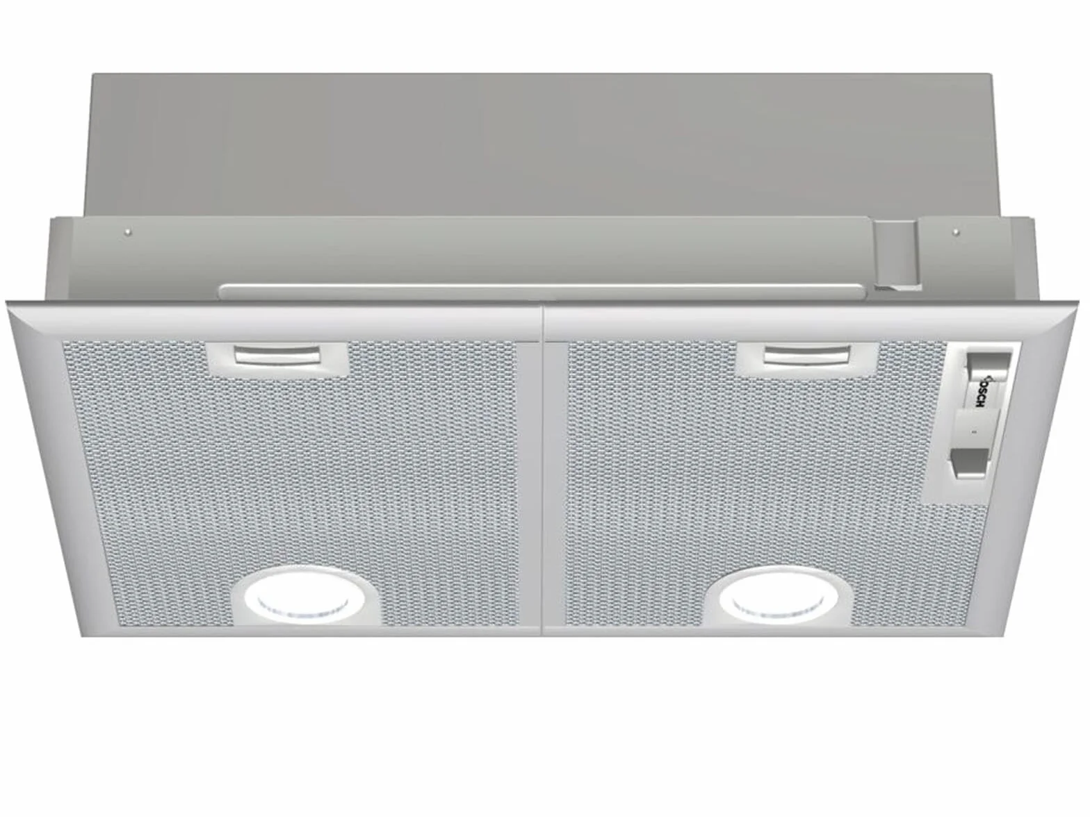 Bosch DHL555BL Zestaw filtrów serii 4, 53 cm, 206 W, metaliczny srebrny