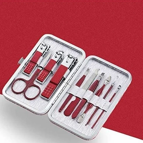 Zestaw do pedicure do manicure Profesjonalny zestaw do pielęgnacji stóp Profesjonalny 10 szt. Zestaw do manicure Pedicure Nożyczki Pęseta Obcinacz do brwi Obcinacz do paznokci Zestawy narzędzi do pi