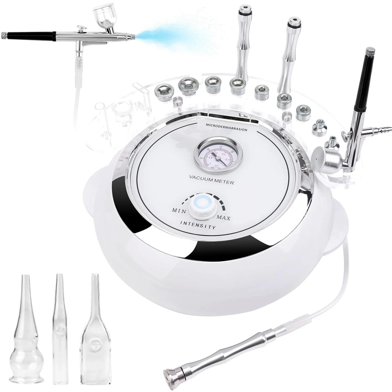 Profesjonalne urządzenie do dermabrazji, 3 w 1 Urządzenie do mikrodermabrazji diamentowej mikrodermabrazja, peeling twarzy, profesjonalny sprzęt kosmetyczny do użytku domowego