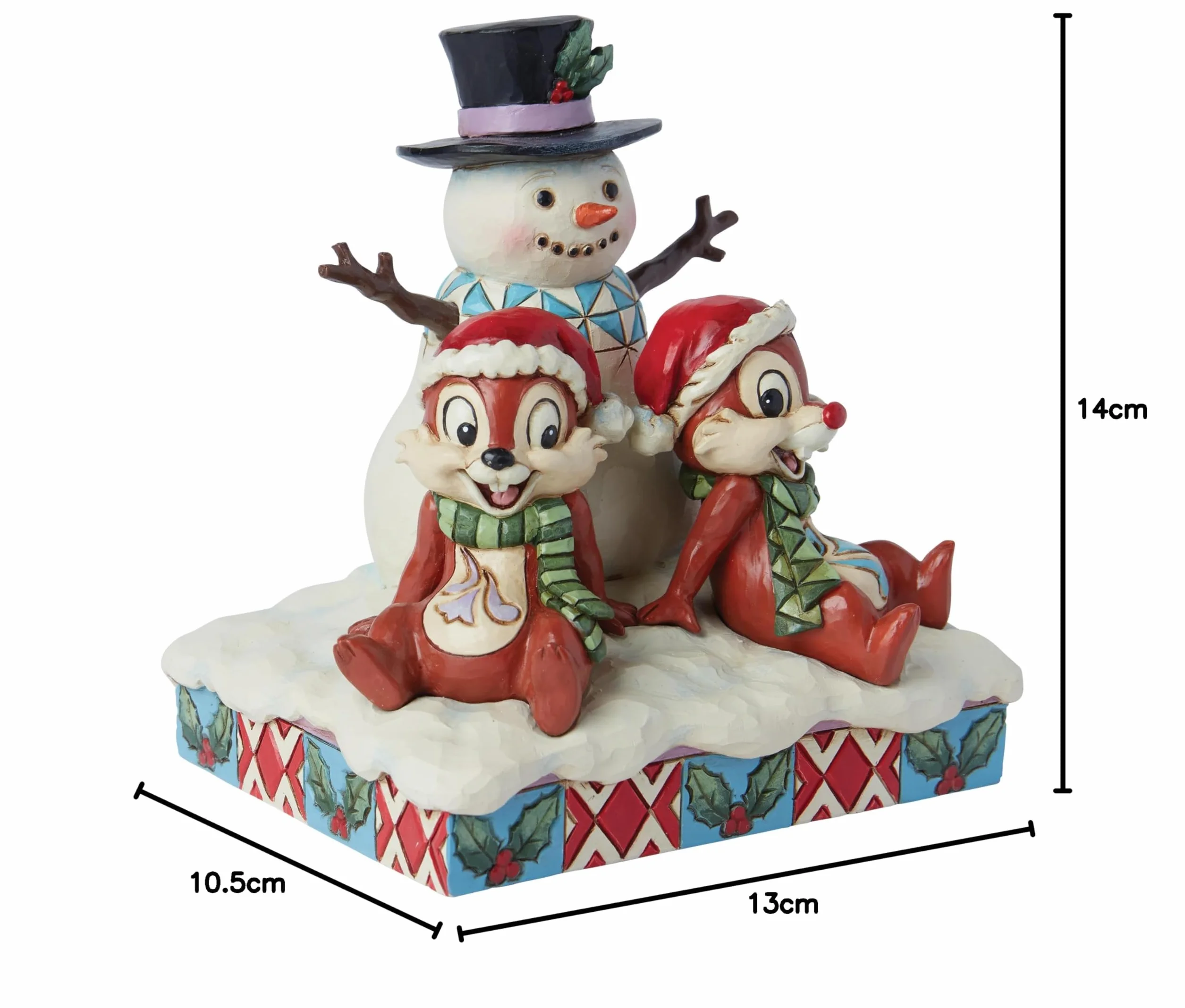 Enesco Figurka bałwana Jim Shore Chip & Dale
