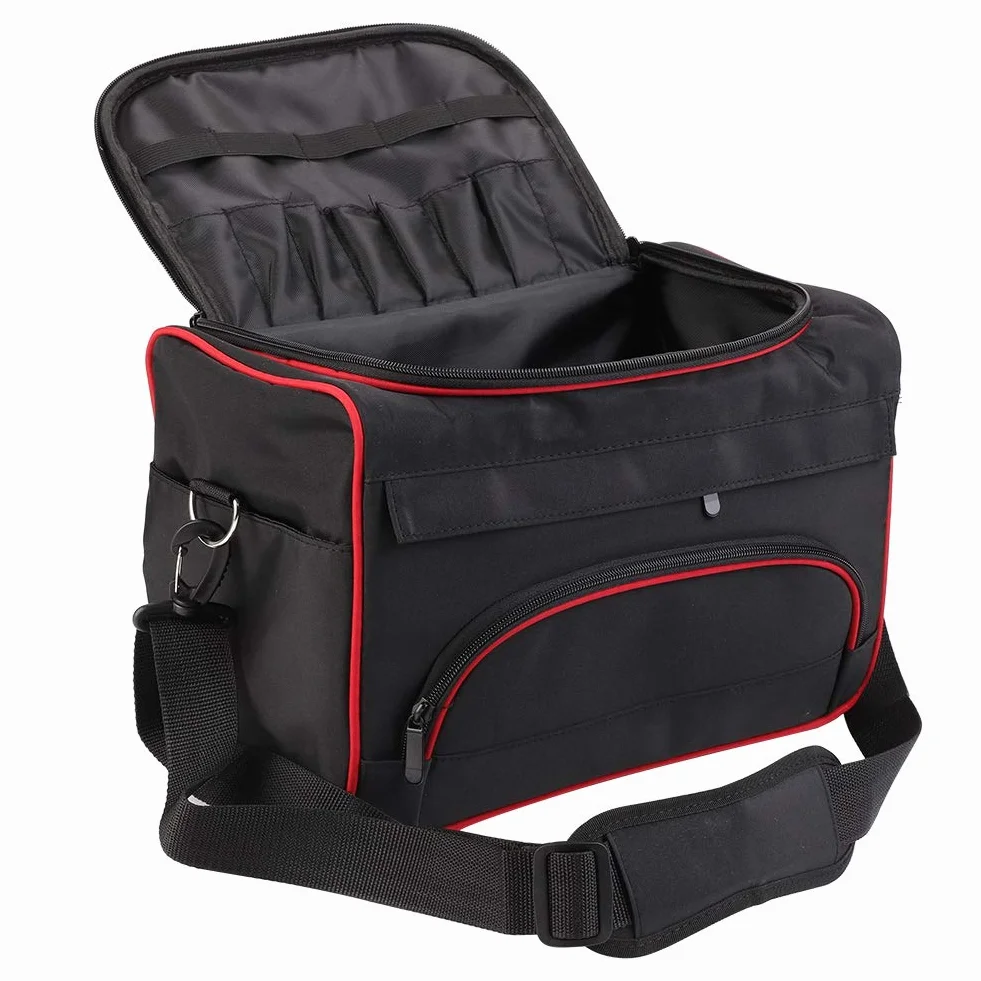 Dioche Torba Fryzjerska o Dużej Pojemności, Wielofunkcyjna Przenośna, Makijaż, Travel, Home, Stylista Włosów, Narzędzia, 20L, Czarny, Jednolity