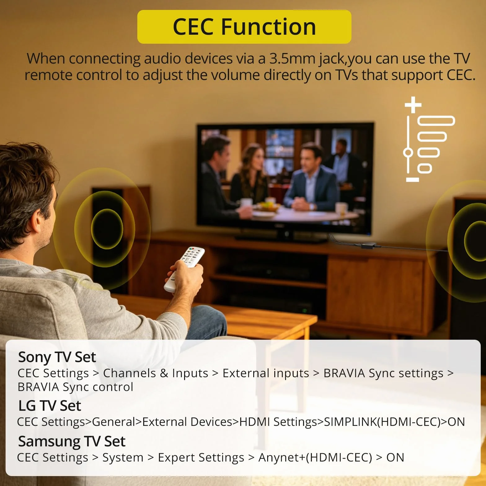 PROZOR eARC/ARC HDMI na 3,5 mm konwerter audio stereo obsługuje PCM 192 kHz do telewizora, wzmacniacza, słuchawek, głośników