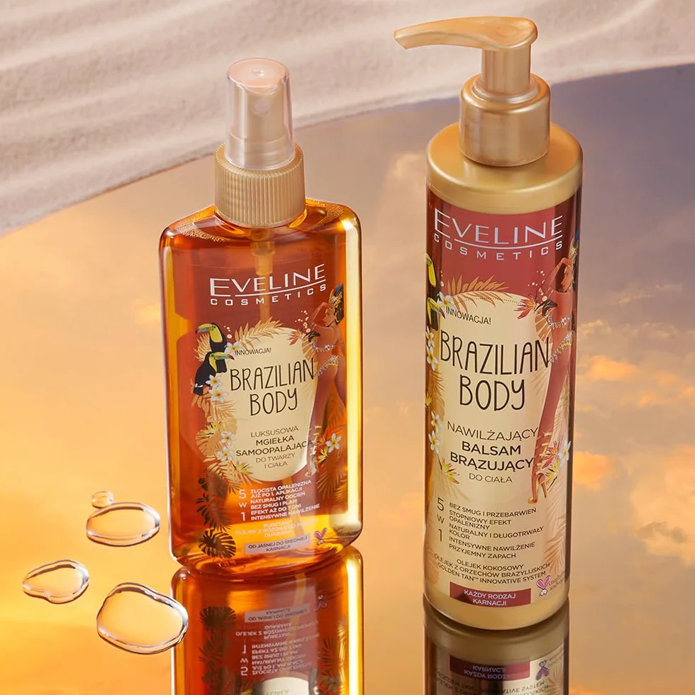 Eveline Cosmetics Brazilian Body Luksusowa mgiełka samoopalająca do twarzy i ciała 5w1