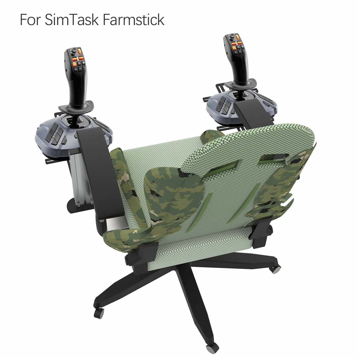 EG STARTS Uchwyt na fotel Flight Sim Game Joystick przepustnica Hotas kompatybilne z Logitech G X56 X52 Thrustmaster T-Flight Hotas