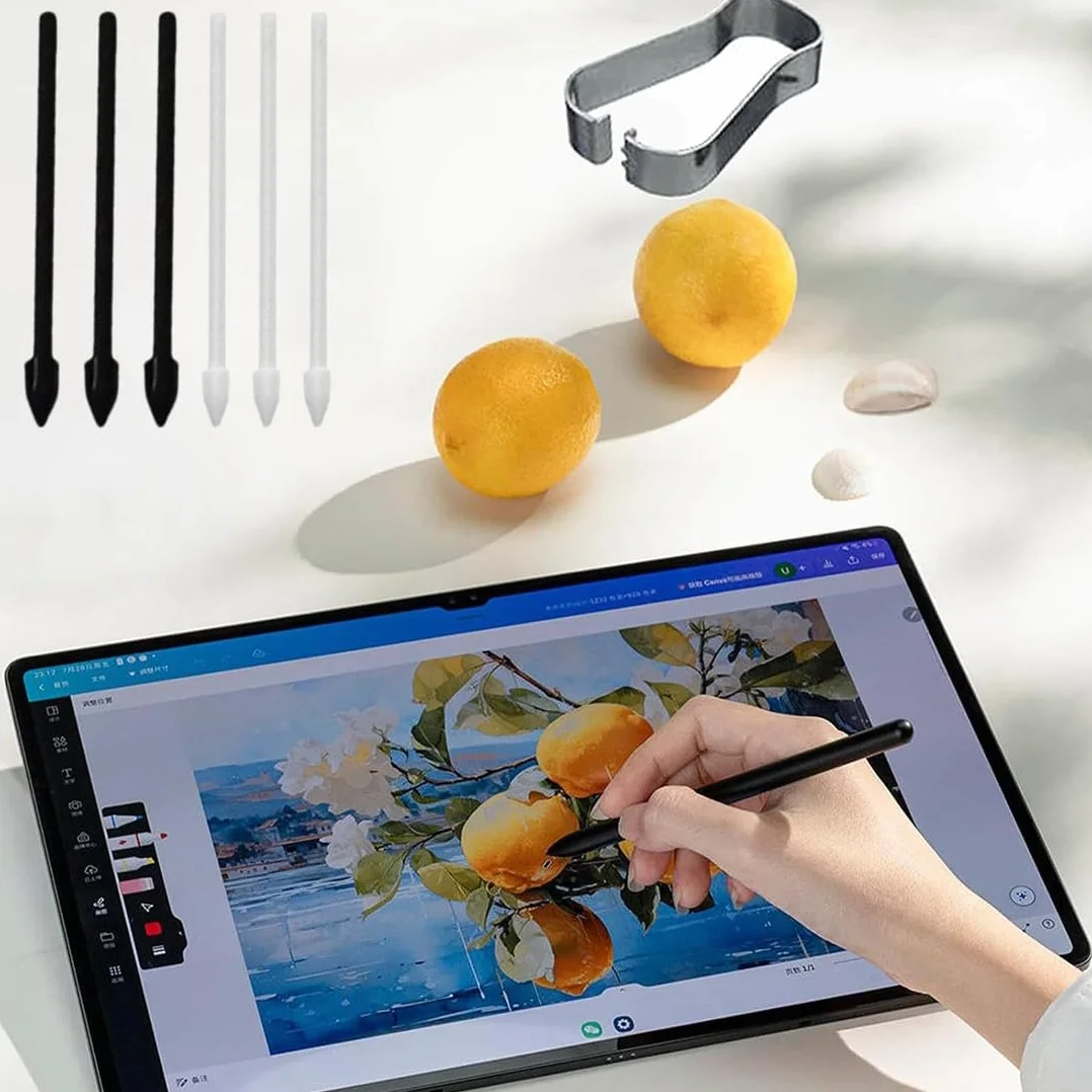 20 sztuk standardowych końcówek zamiennych do pióra S Pen, końcówki wymienne do Galaxy Tab S6 Lite/S7 FE/S9+ Plus/S9 FE+ Plus/S9 FE/S9 FE/S9/S9 Ultra/S8 Ultra/S8+ Plus/S8