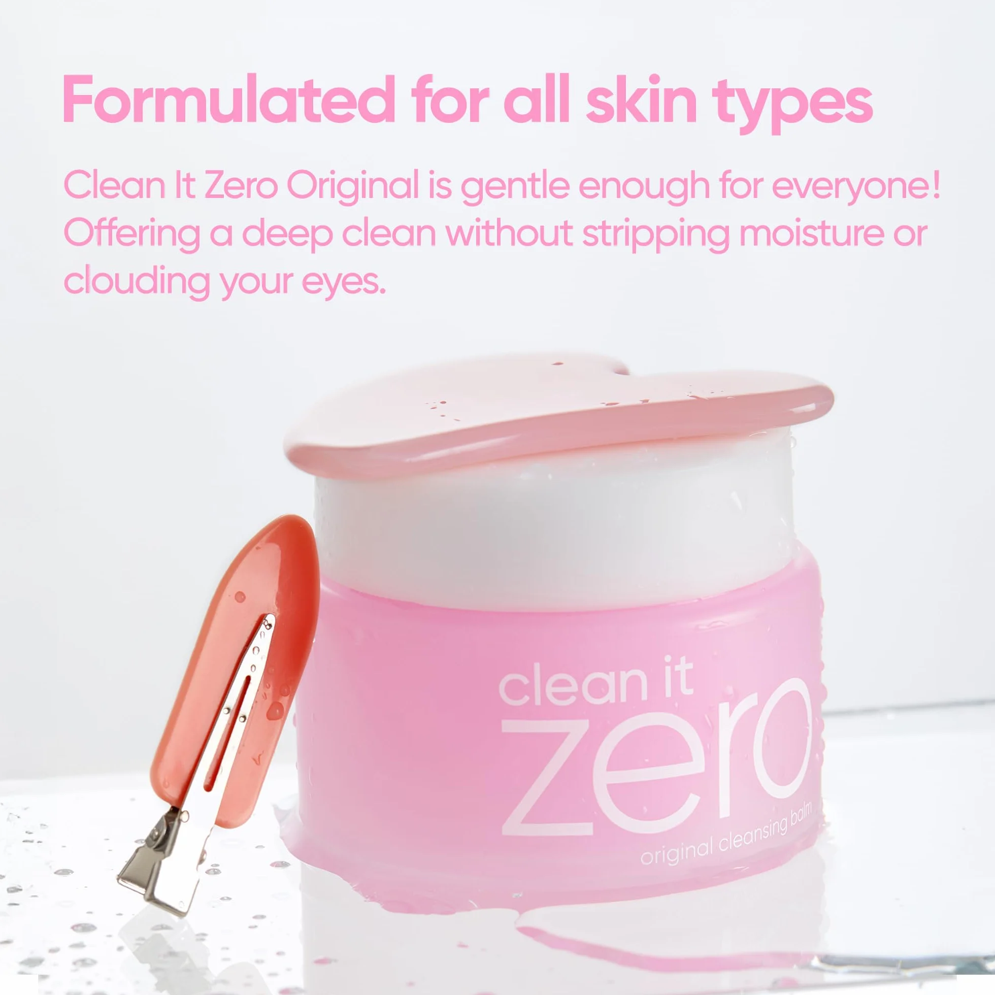 BANILA CO Clean it Zero oryginalny balsam do czyszczenia, koreański środek do demakijażu, środek czyszczący do wszystkich rodzajów skóry, wegański, wyprodukowany z jagód aceroli i witaminy C (180 ml)